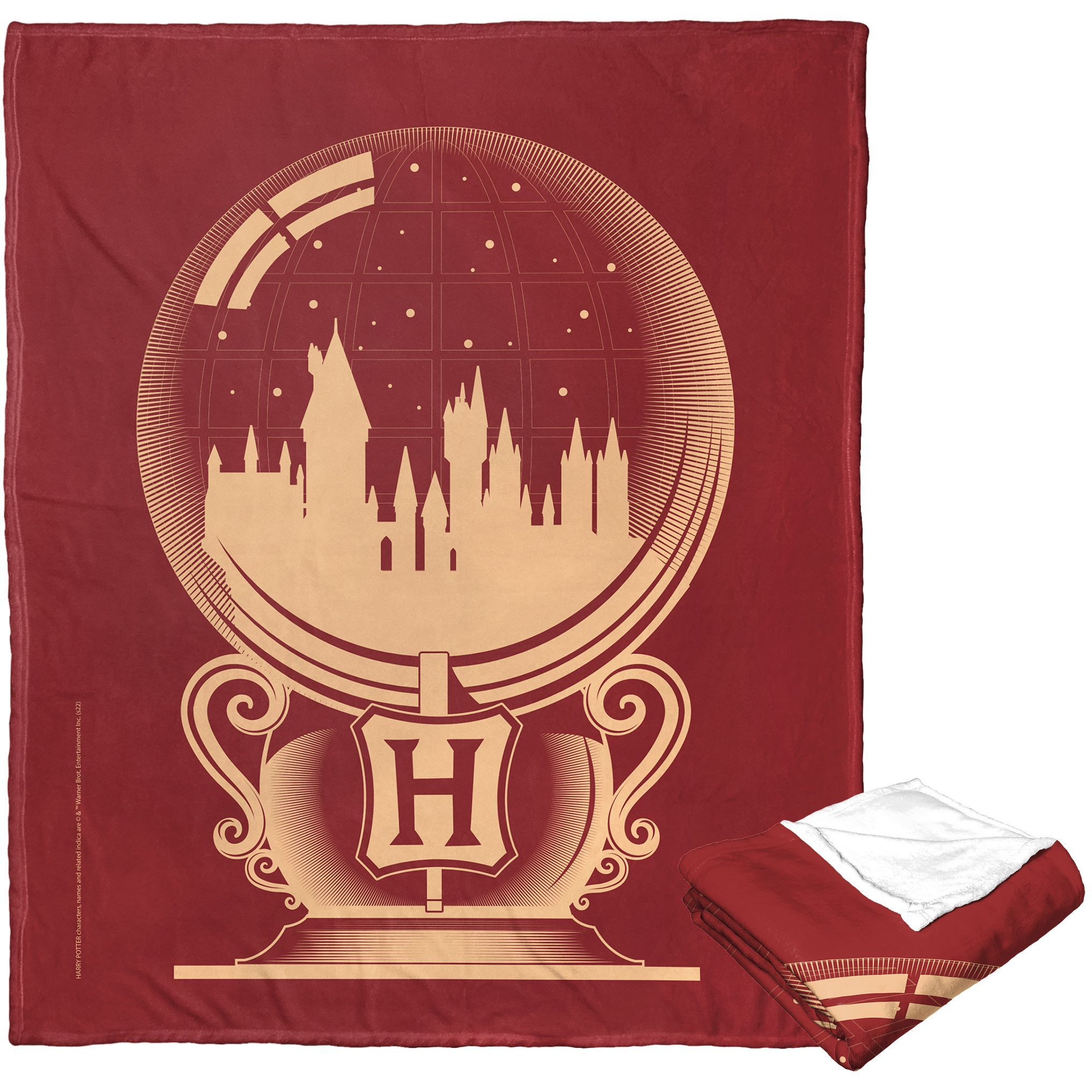 Harry Potter Silk Touch Throw Blanket, 50 x 60, Snowglobe(D0102H21LgW)