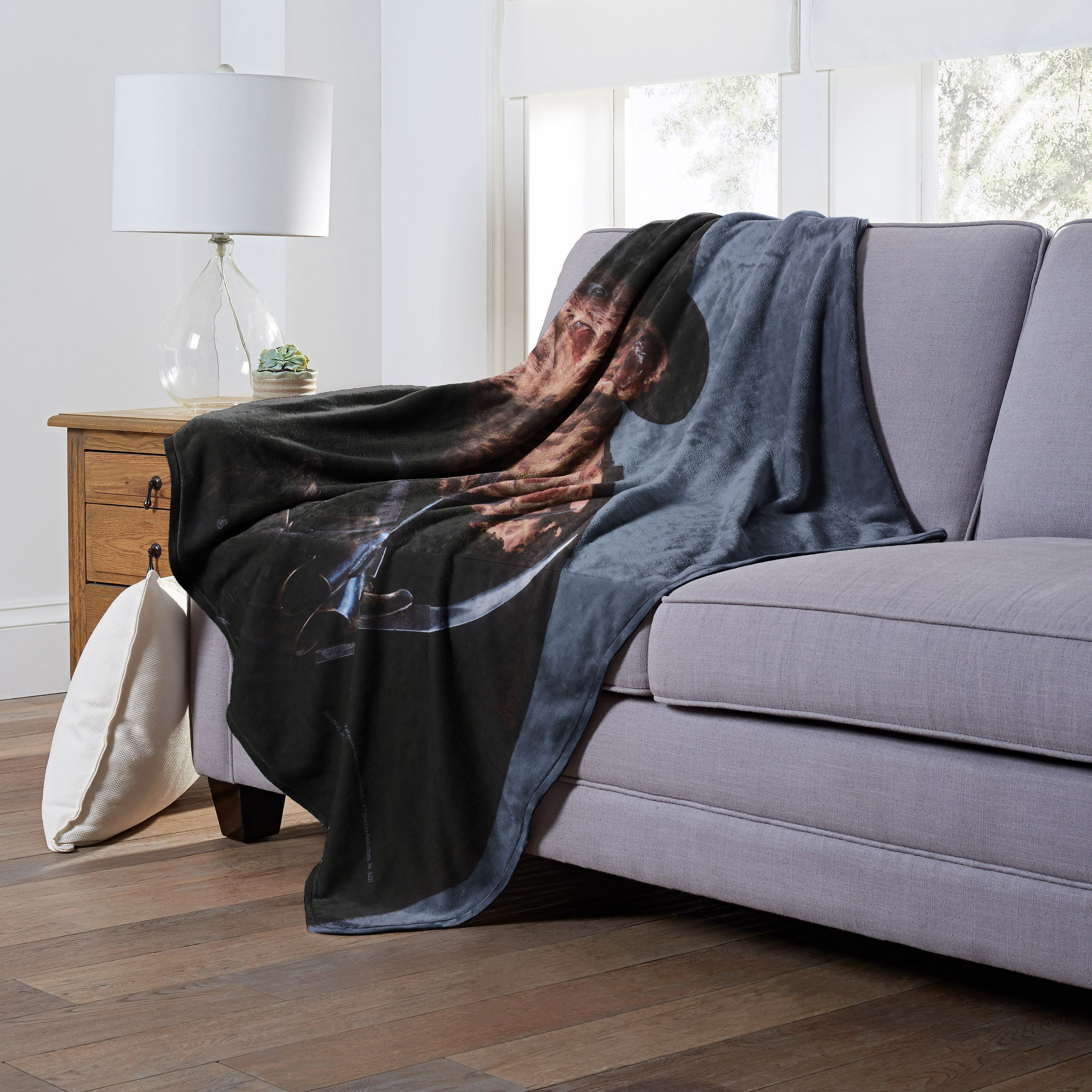 Freddy vs Jason Silk Touch Throw Blanket, 50 x 60, Frightening Freddy(D0102H21gJW)