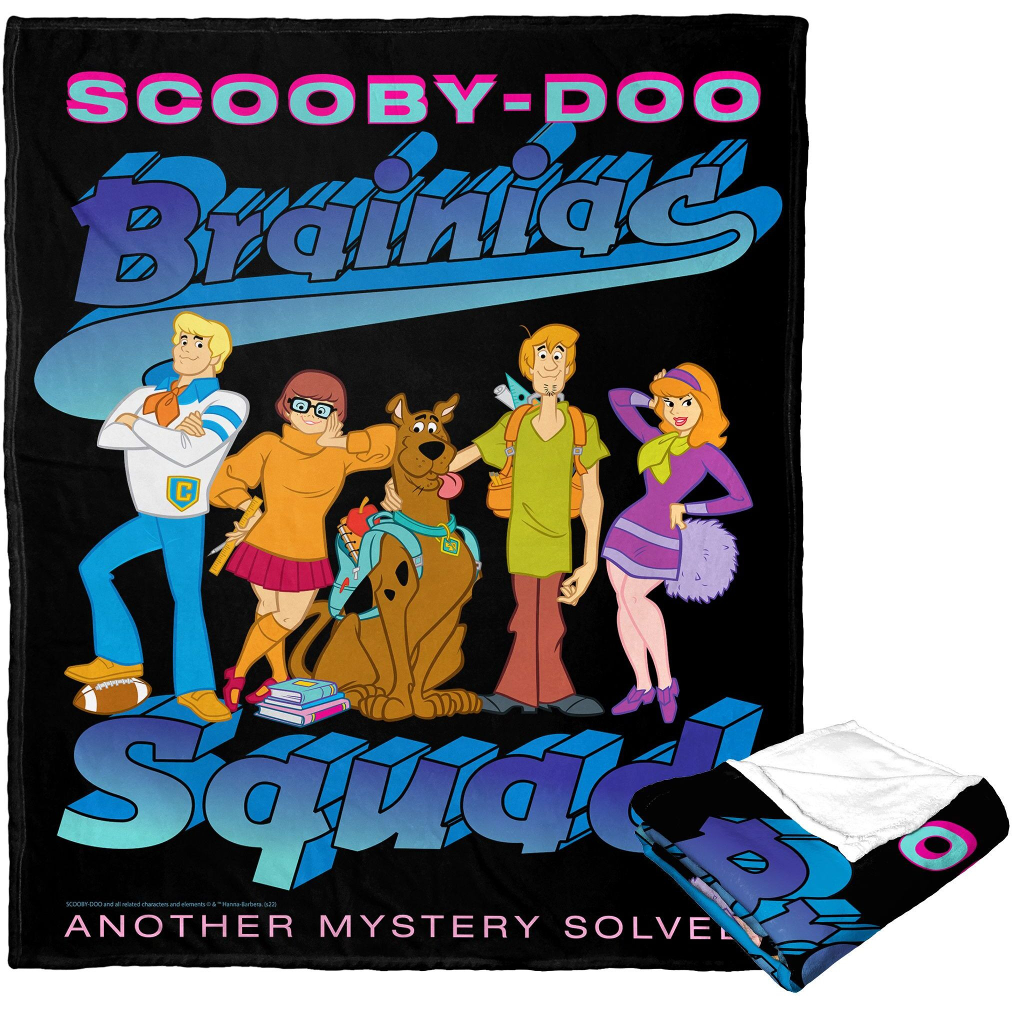 Warner Bros Scooby-Doo Silk Touch Throw Blanket, 50 x 60, Brainiac Squad(D0102H21gXU)