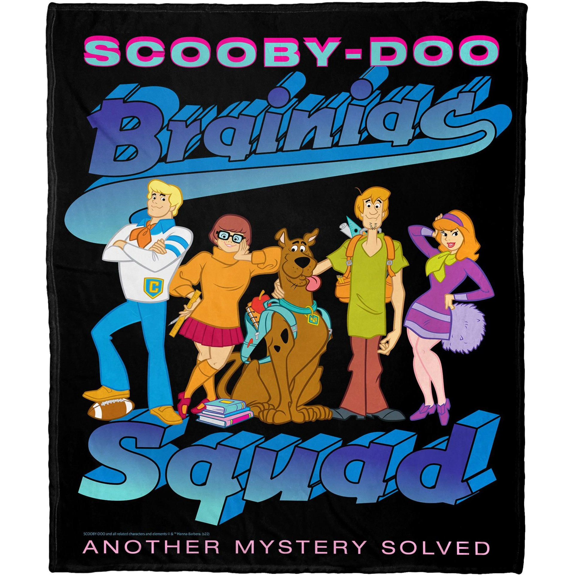 Warner Bros Scooby-Doo Silk Touch Throw Blanket, 50 x 60, Brainiac Squad(D0102H21gXU)