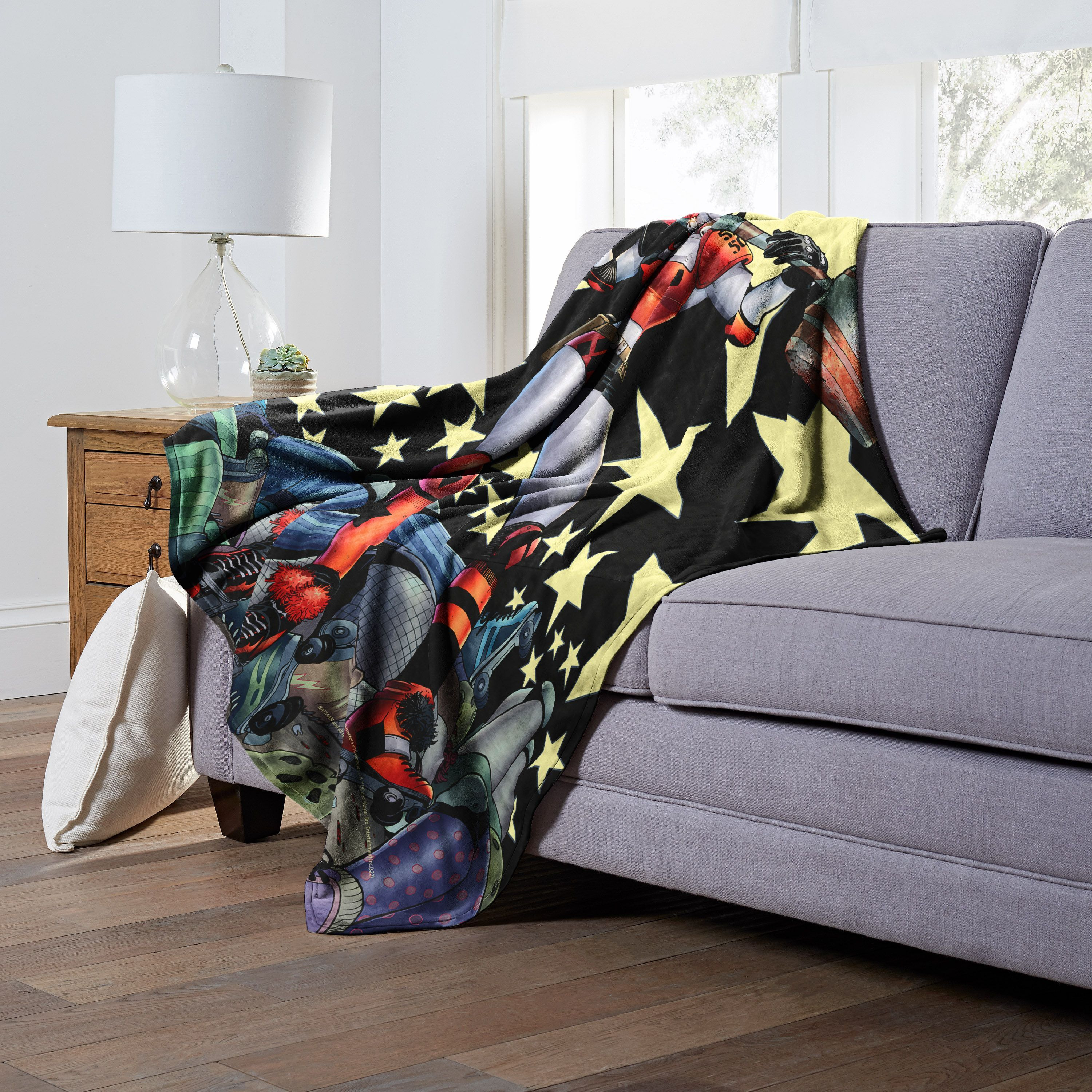 Dc comics Batman Silk Touch Throw Blanket, 50 x 60, champion Harley(D0102H21Q9A)