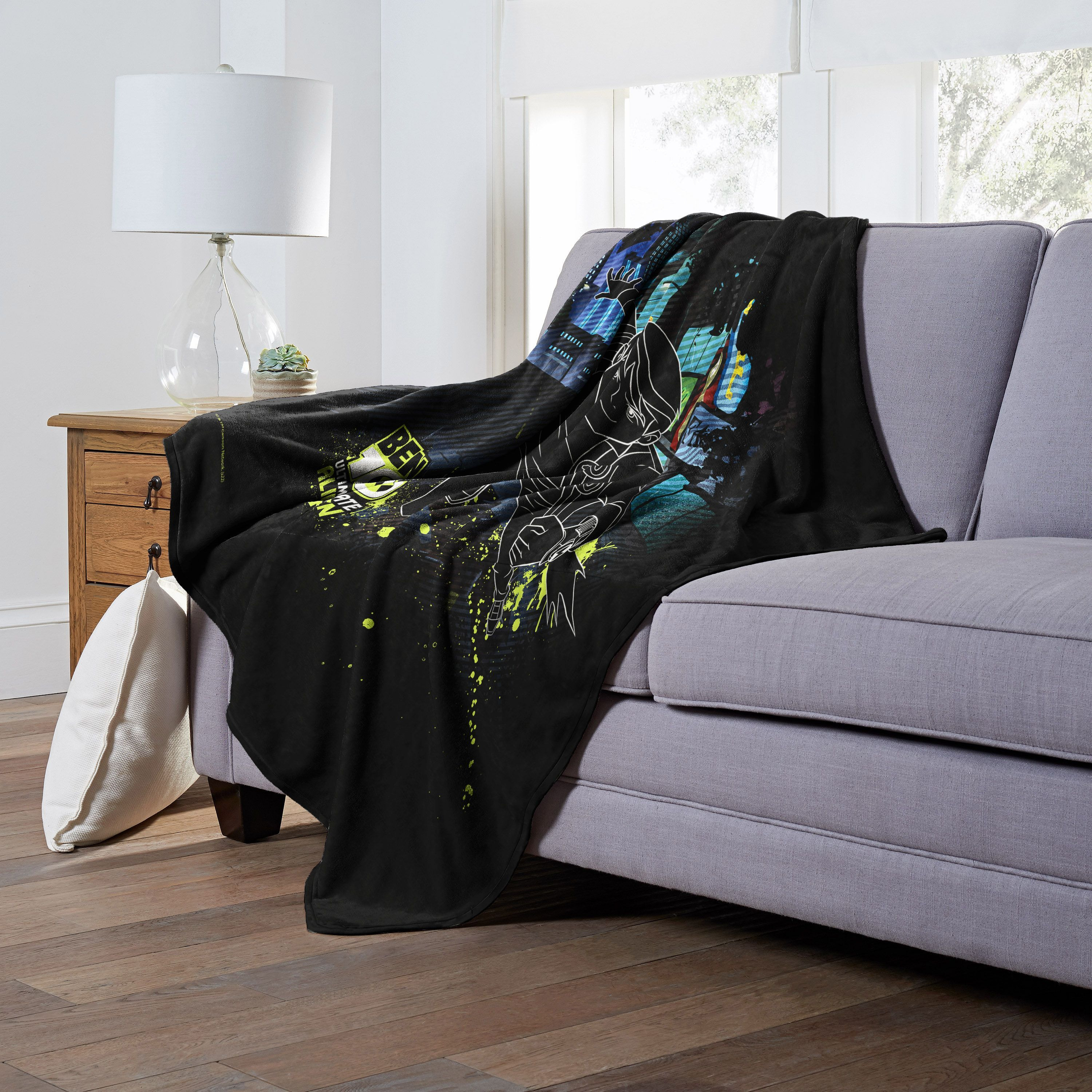 cartoon Networks Ben 10 Silk Touch Throw Blanket, 50 x 60, Ultimate Alien(D0102H21QNA)