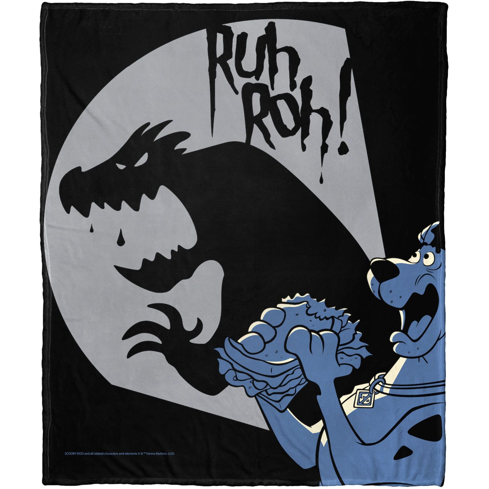 Warner Bros Scooby-Doo Silk Touch Throw Blanket, 50 x 60, Monsterous Shadow(D0102H212NW)