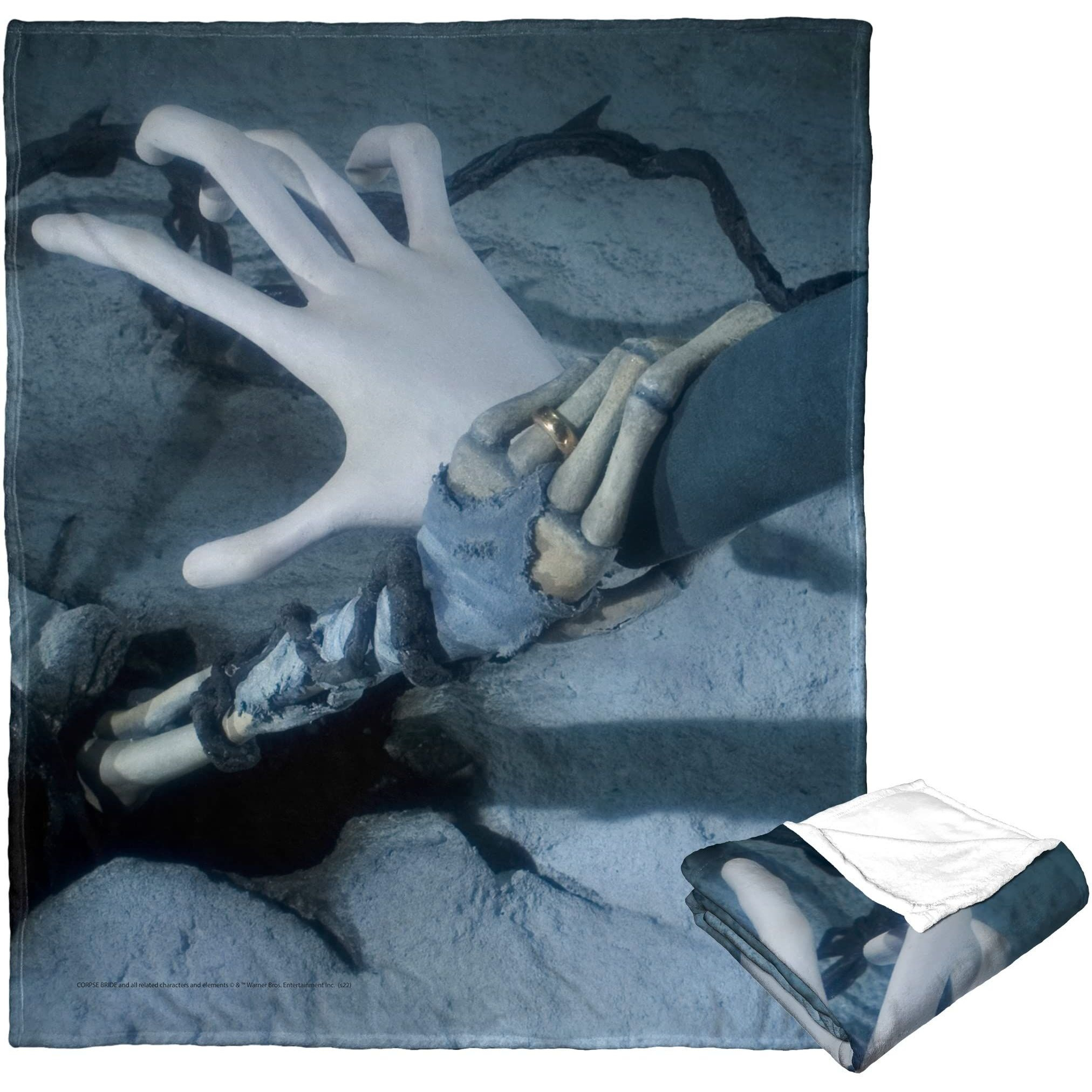 corpse Bride Silk Touch Throw Blanket, 50 x 60, Hand in Unholy Matrimony(D0102H21g6U)
