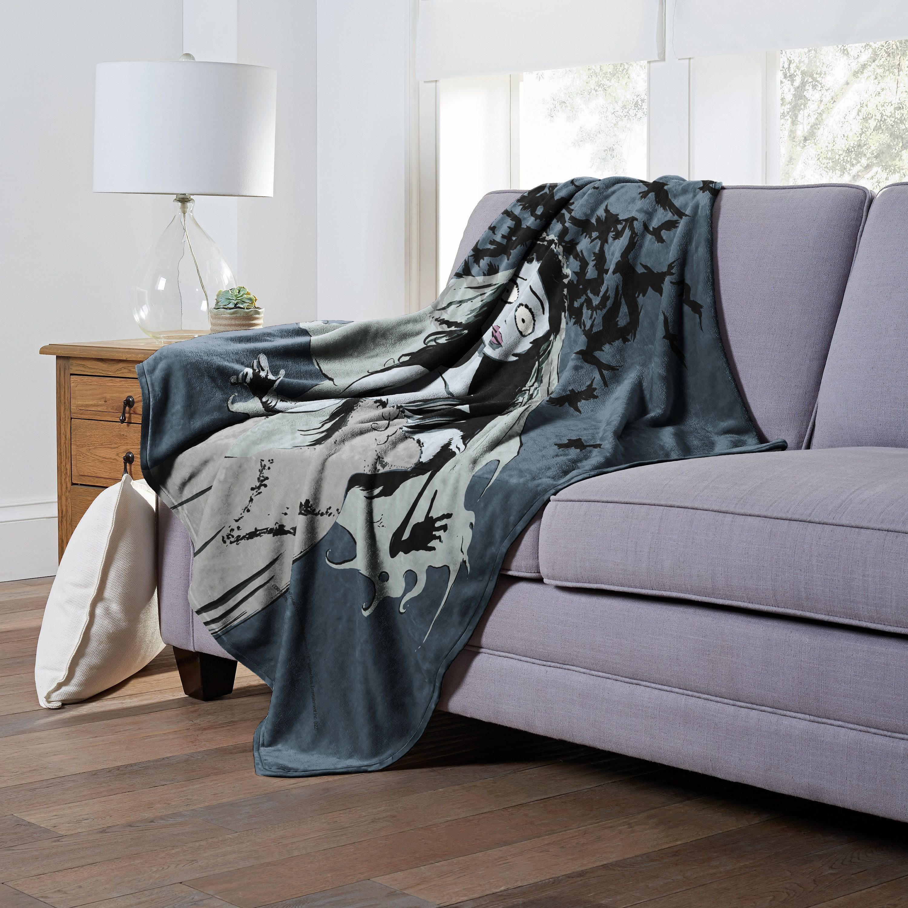 corpse Bride Silk Touch Throw Blanket, 50 x 60, Here comes the Bride(D0102H21QPg)