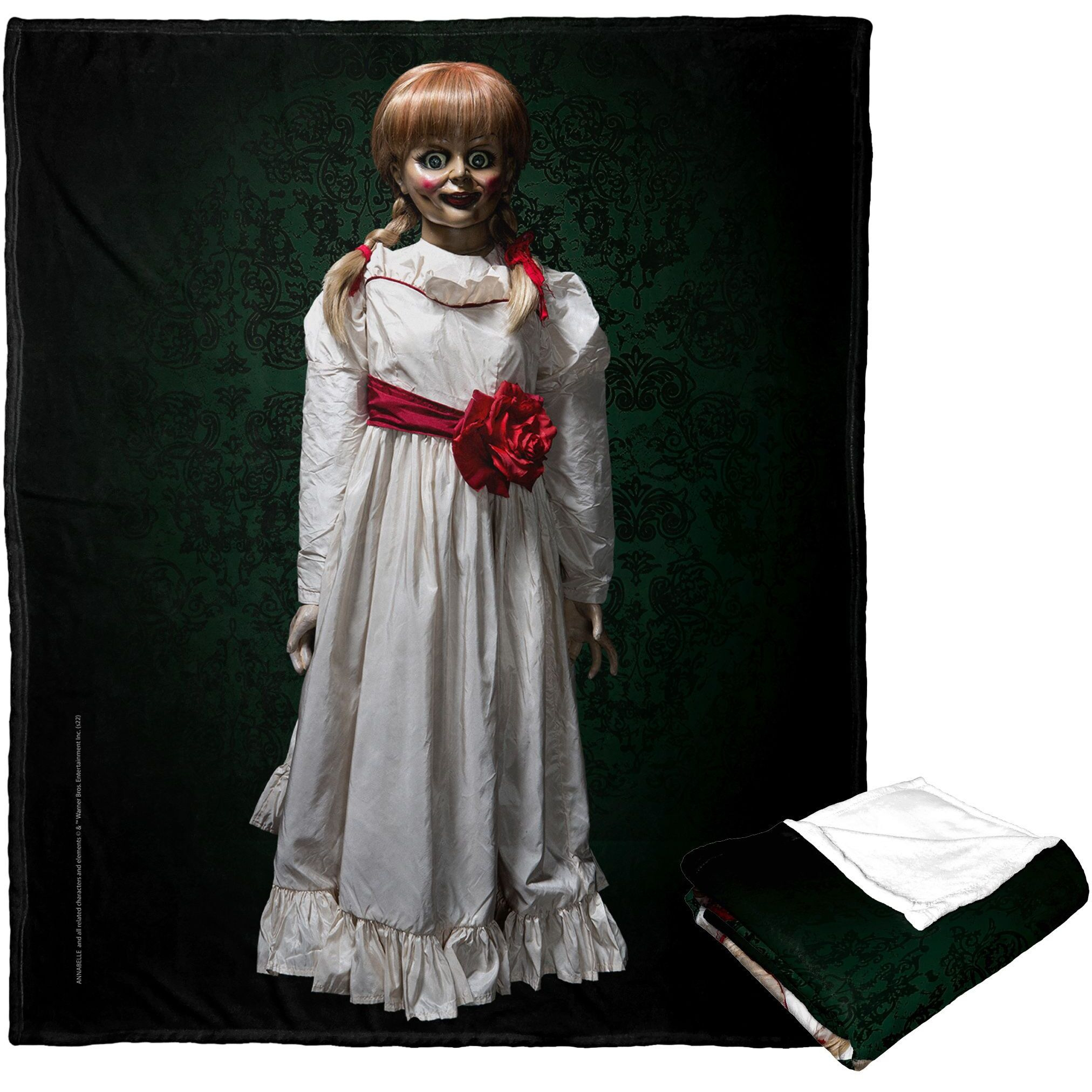 Annabelle Silk Touch Throw Blanket, 50 x 60, Standing Annabelle(D0102H21gUW)