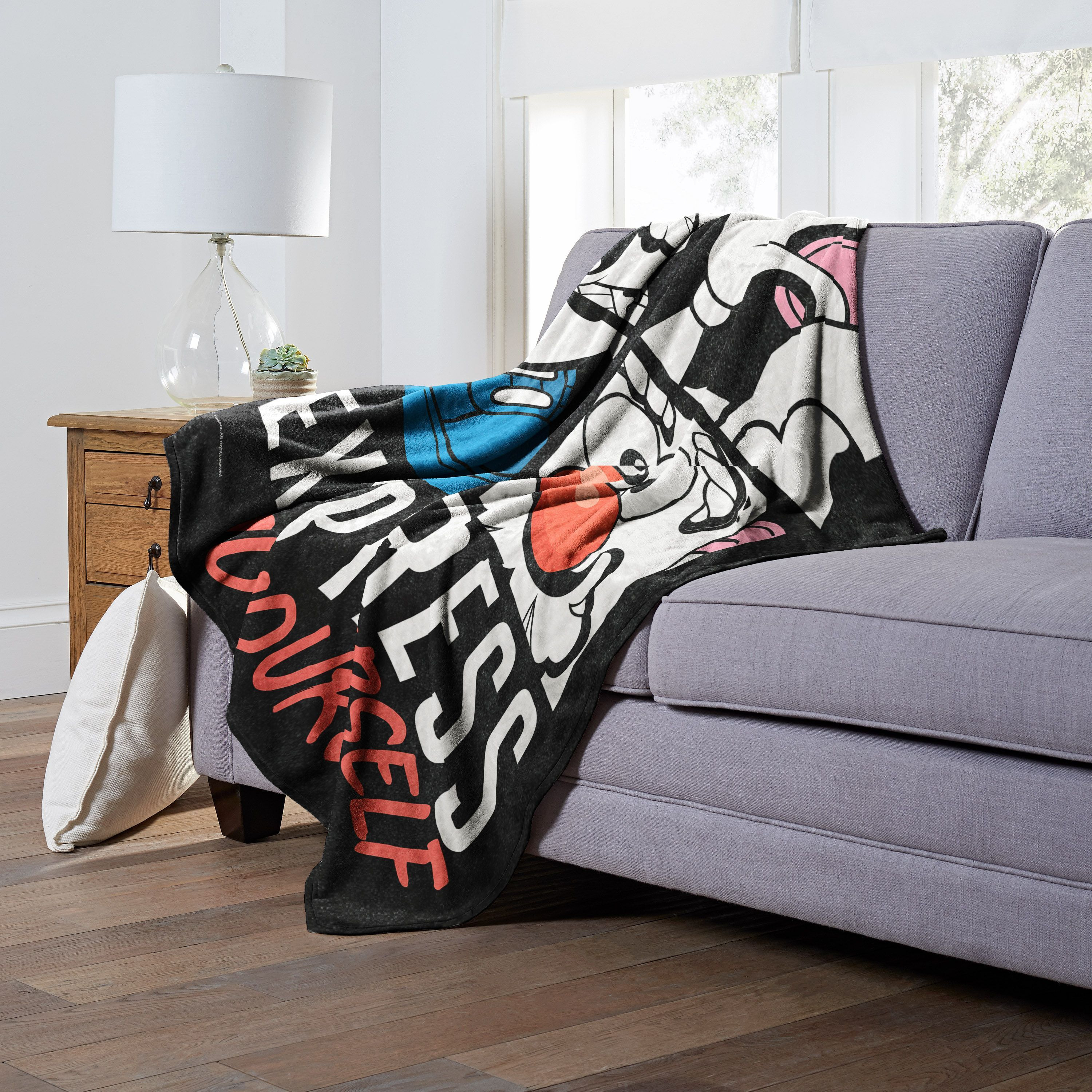 Hasbro Potato Head Silk Touch Throw Blanket, 50 x 60, Express Yourself(D0102H21LIA)