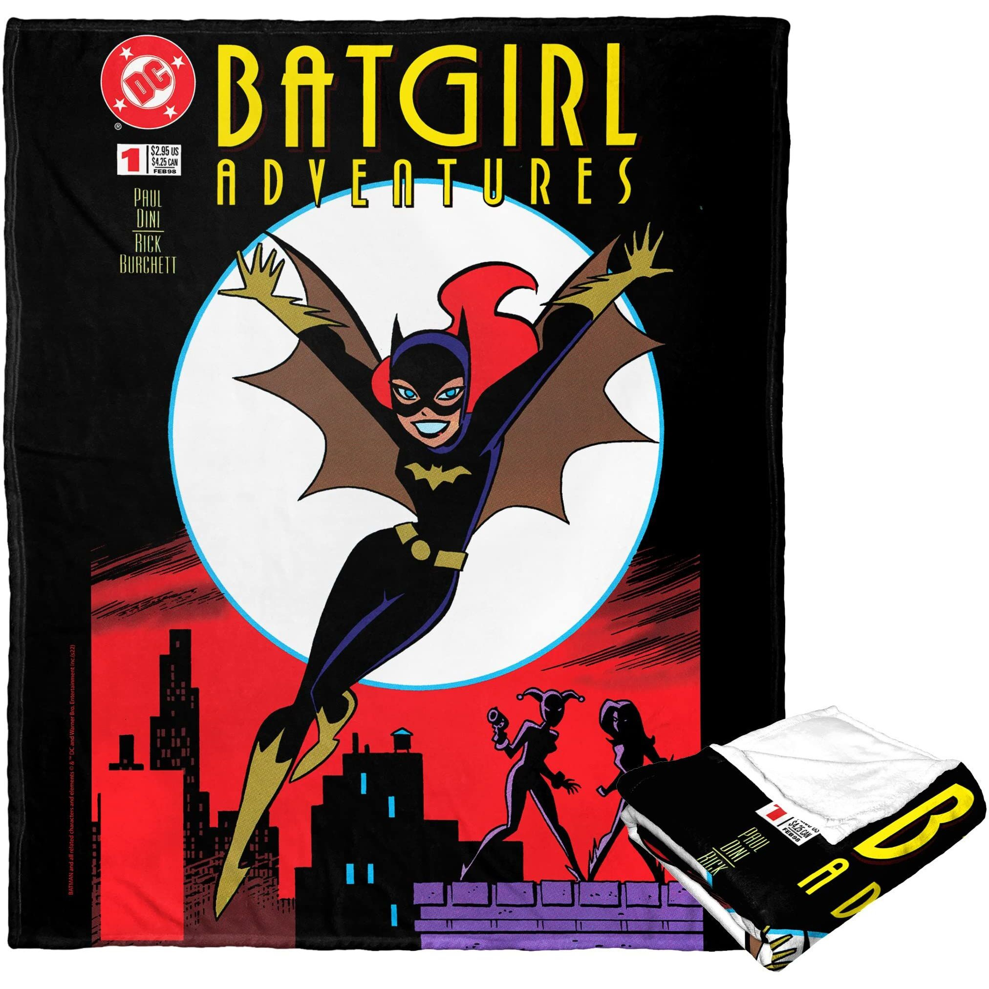 Dc comics Batman Silk Touch Throw Blanket, 50 x 60, Batgirl Adventures(D0102H21QP7)