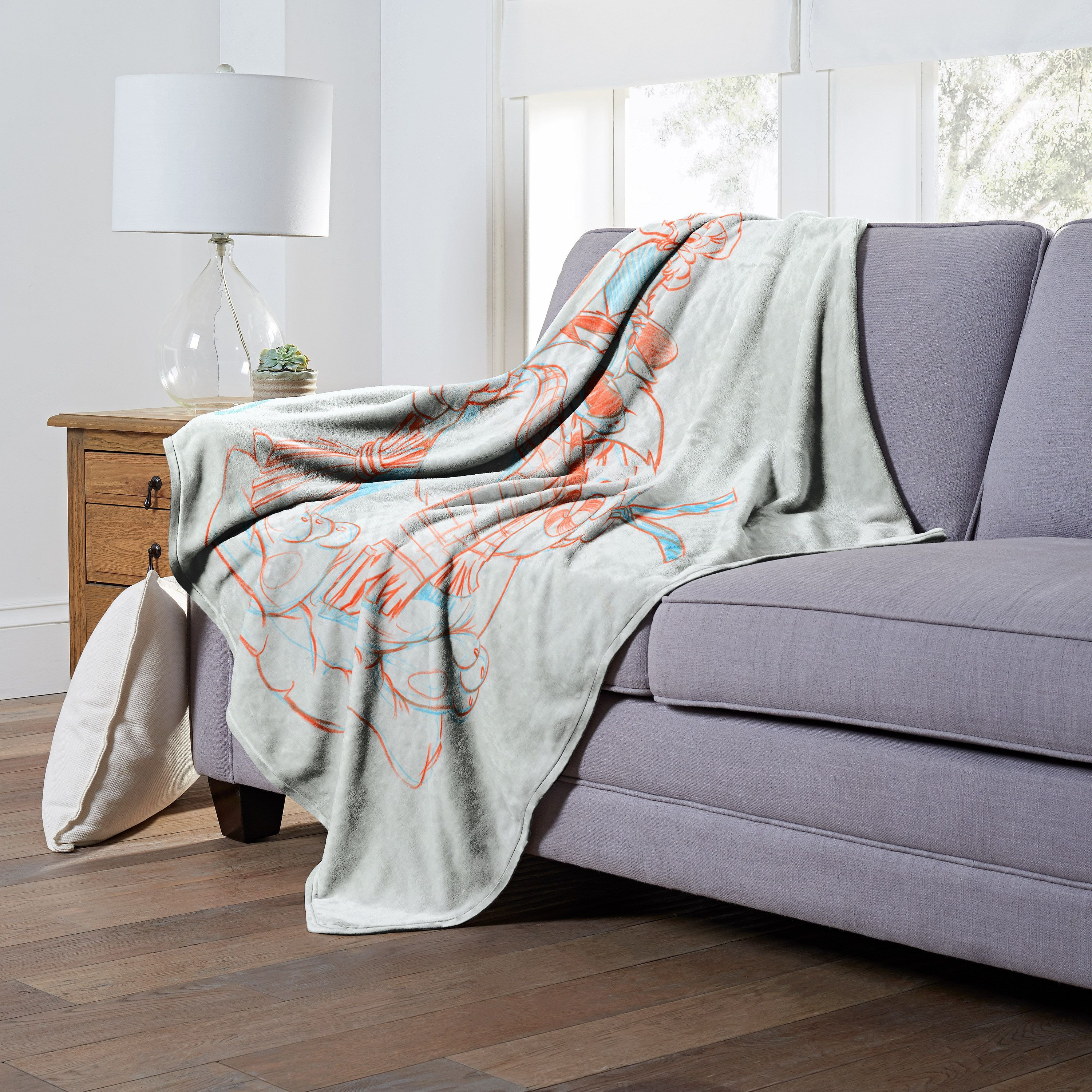Warner Bros Looney Tunes Silk Touch Throw Blanket, 50 x 60, Sylvester Snowman(D0102H21QZV)