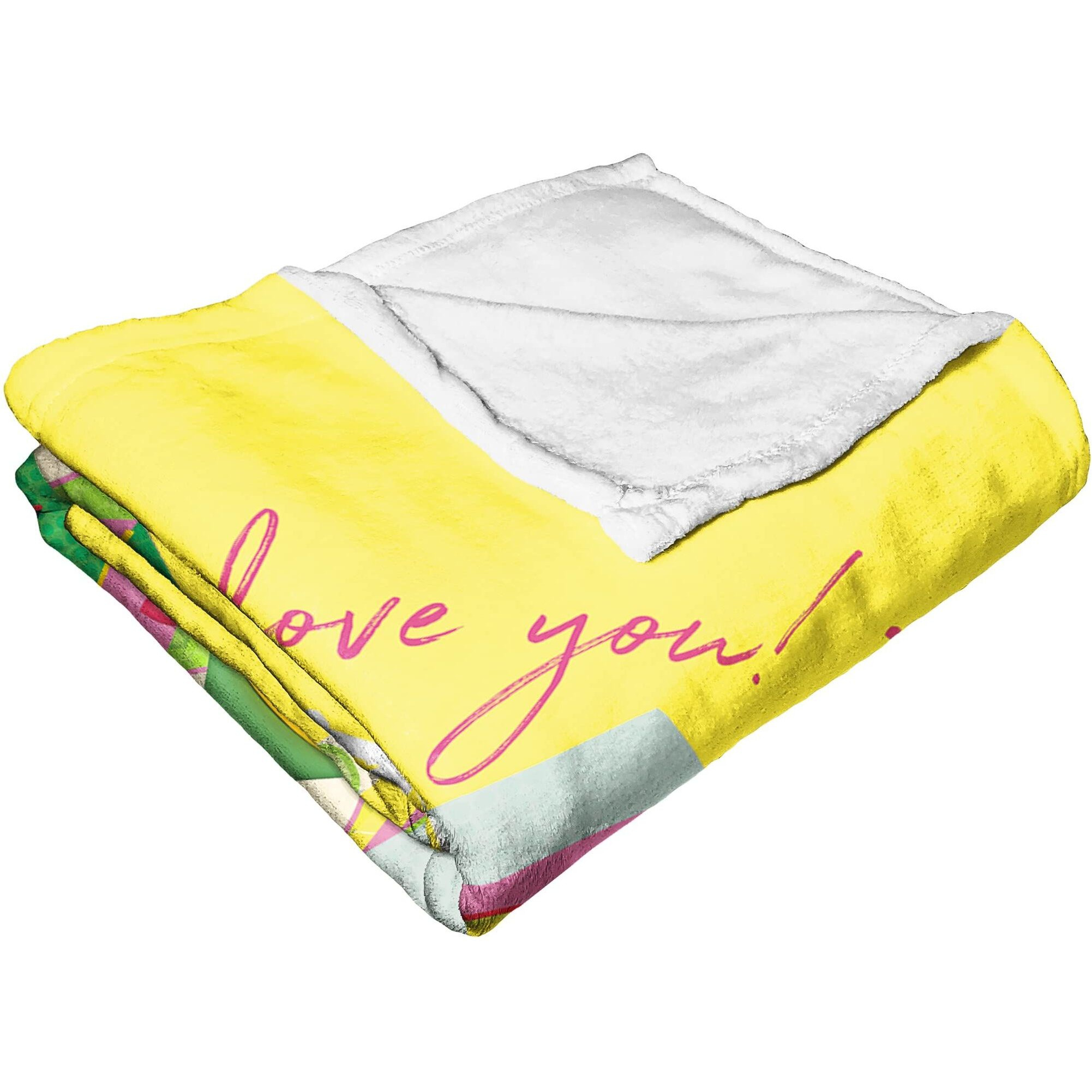 Elf Silk Touch Throw Blanket, 50 x 60, I Love You(D0102H21LcW)
