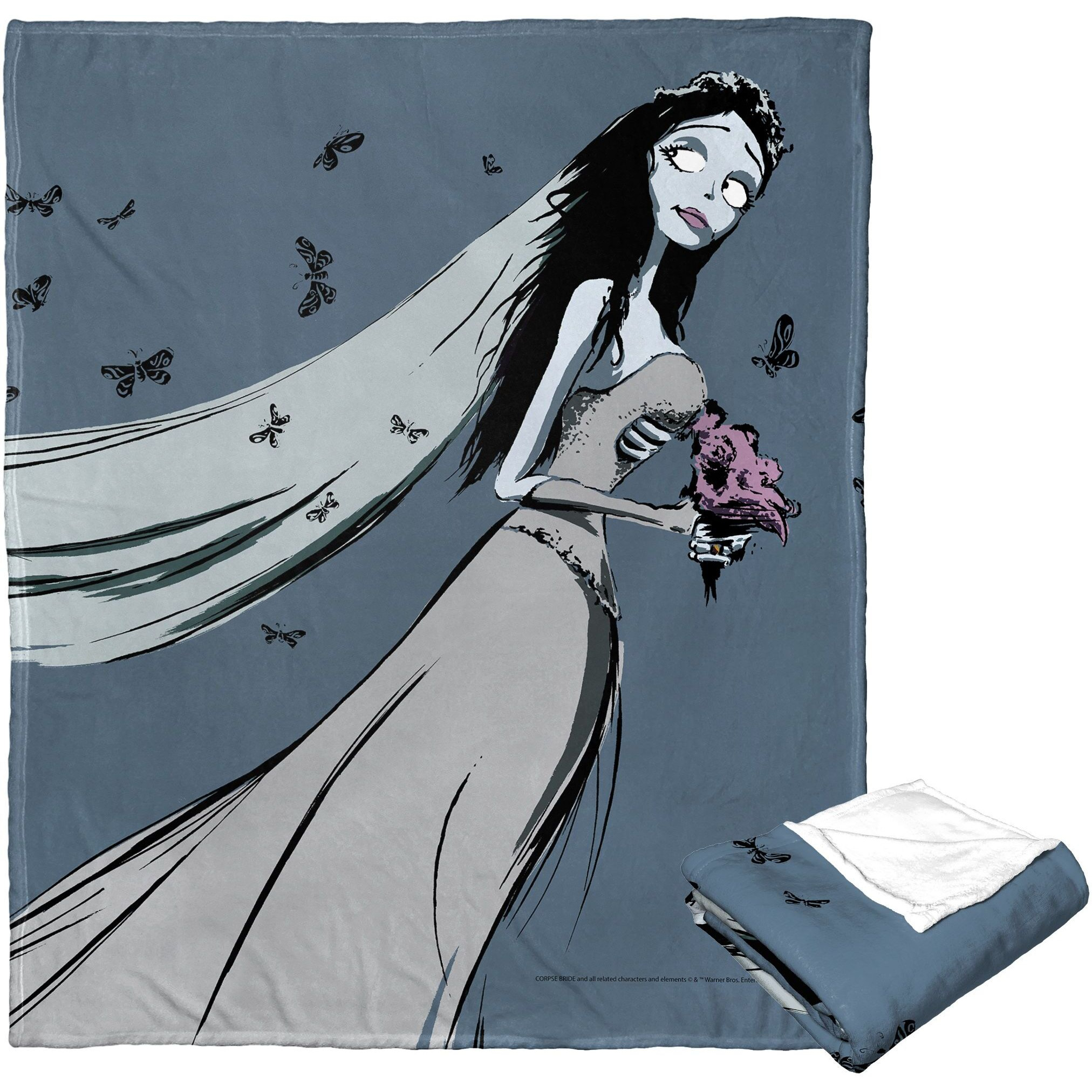 corpse Bride Silk Touch Throw Blanket, 50 x 60, Down the Aisle(D0102H21QSg)