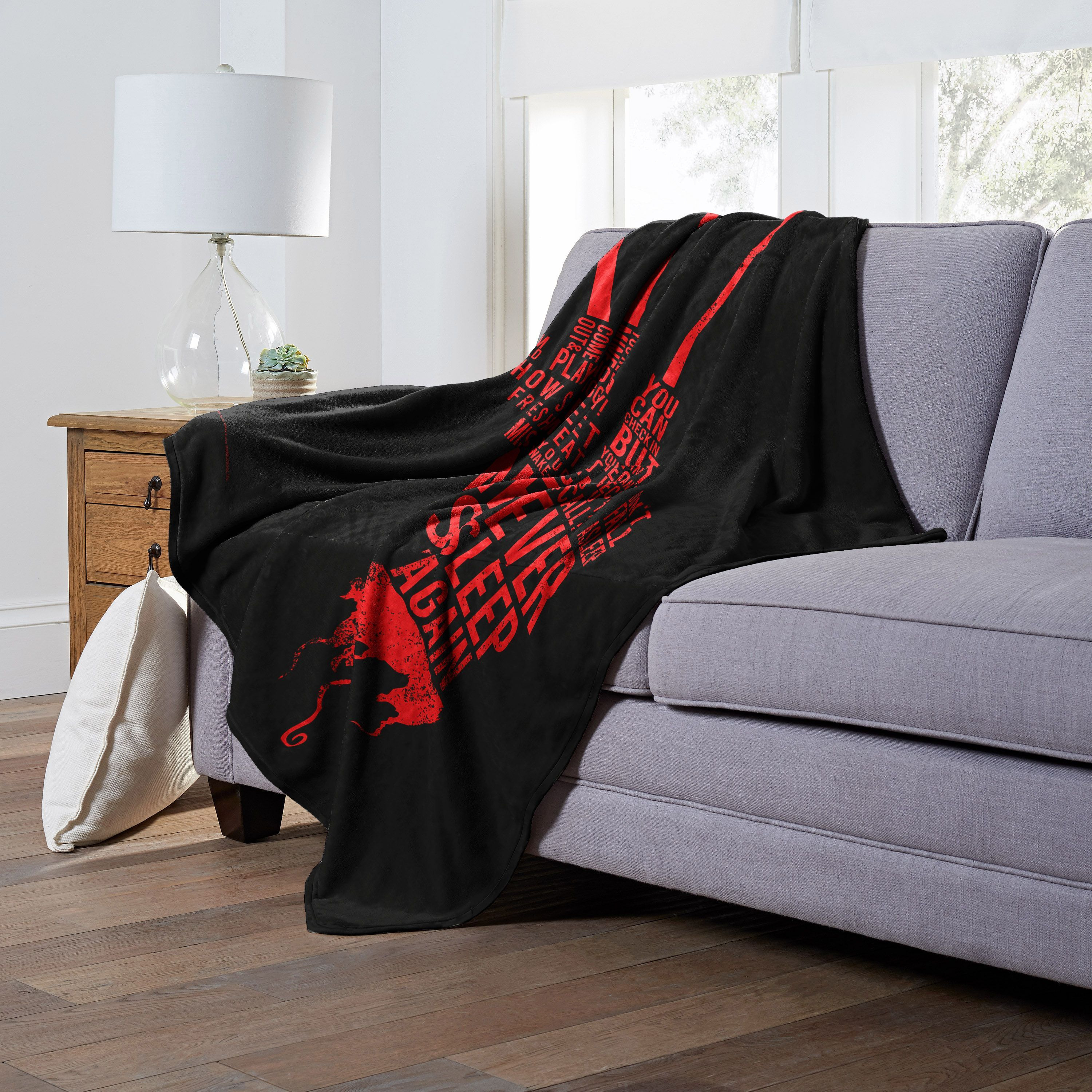 A Nightmare on Elm Street Silk Touch Throw Blanket, 50 x 60, Freddy Quotes(D0102H21QSU)