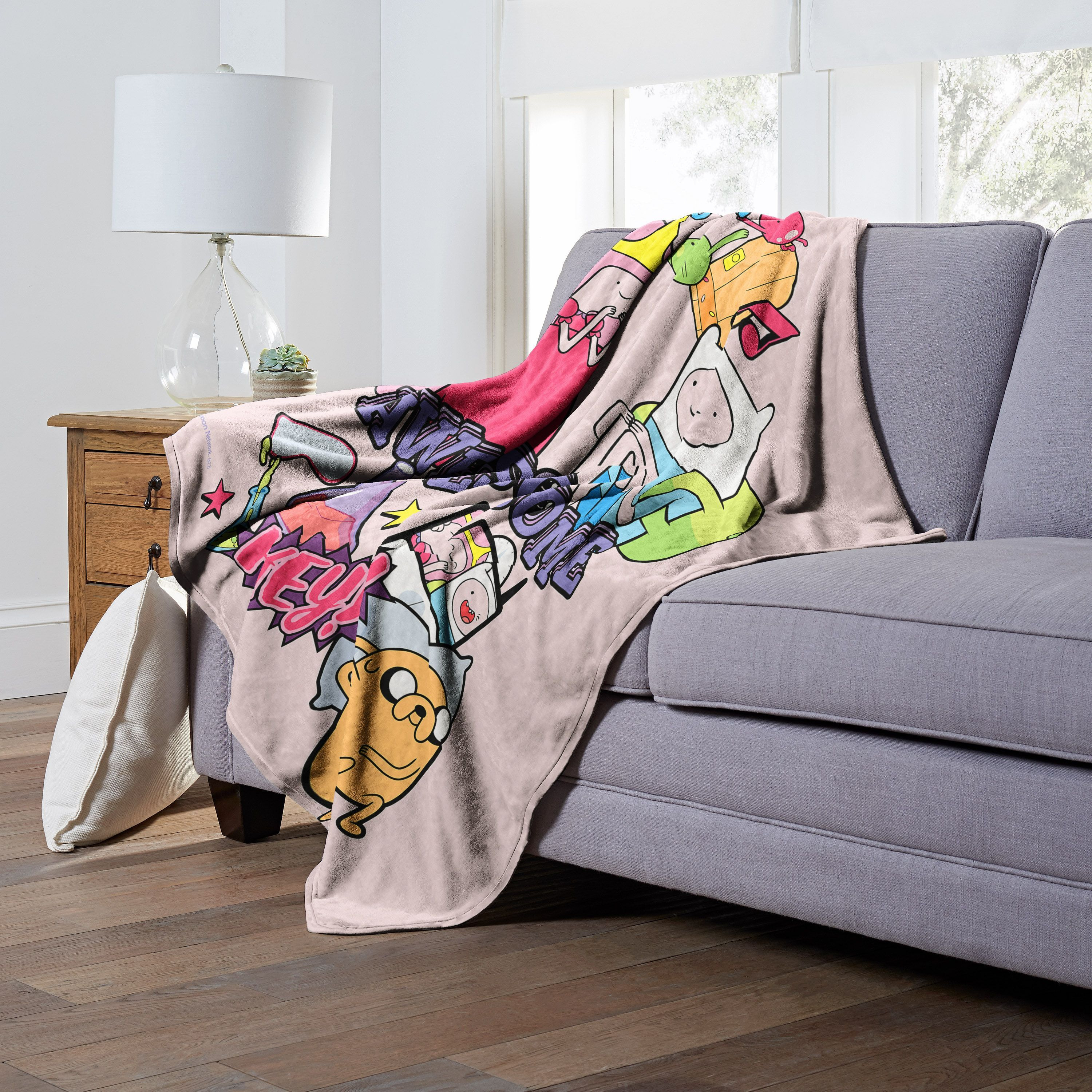 Adventure Time Silk Touch Throw Blanket, 50 x 60, Awesome Together(D0102H21QAW)