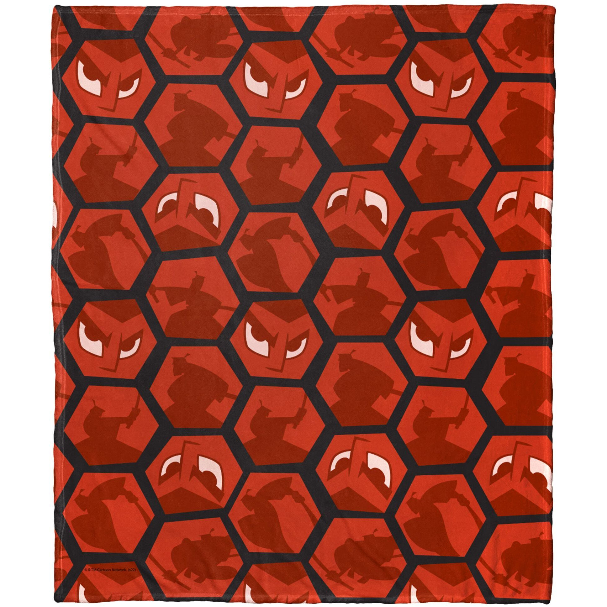 cartoon Networks Samurai Jack Silk Touch Throw Blanket, 50 x 60, Jack Hexagons(D0102H21LXY)