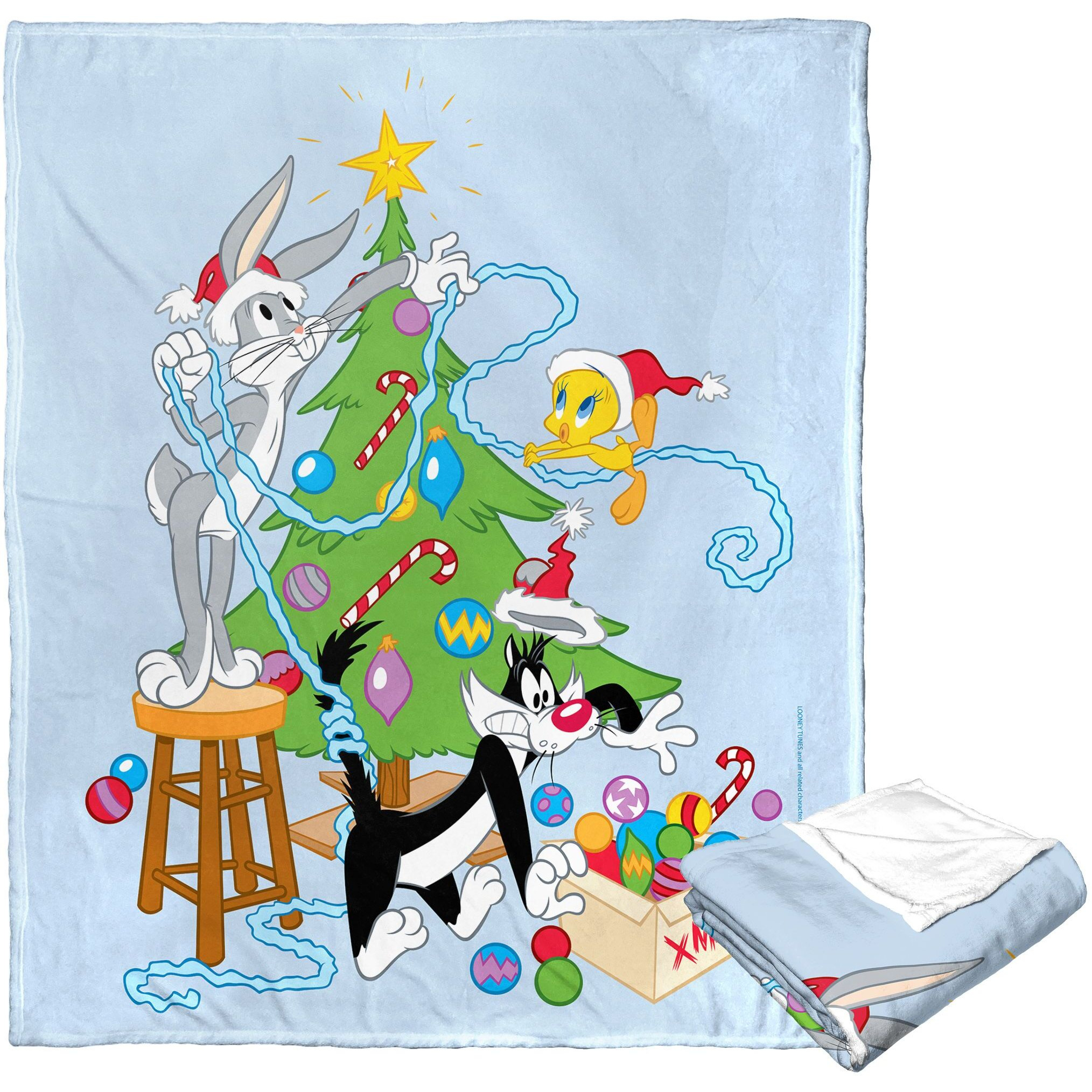Warner Bros Looney Tunes Silk Touch Throw Blanket, 50 x 60, Decoration Shenanigans(D0102H21QVA)