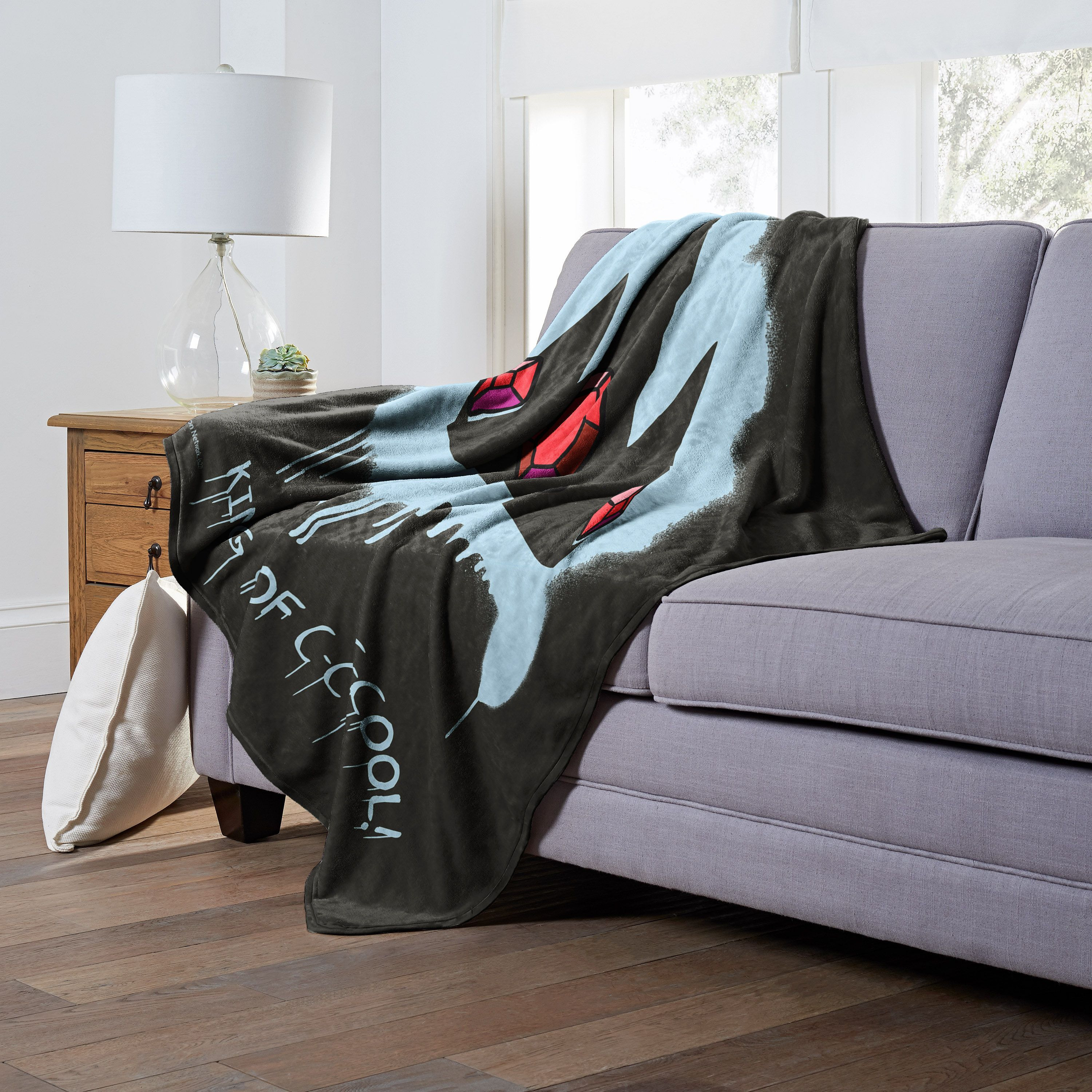 Adventure Time Silk Touch Throw Blanket, 50 x 60, King of cool(D0102H21gWU)