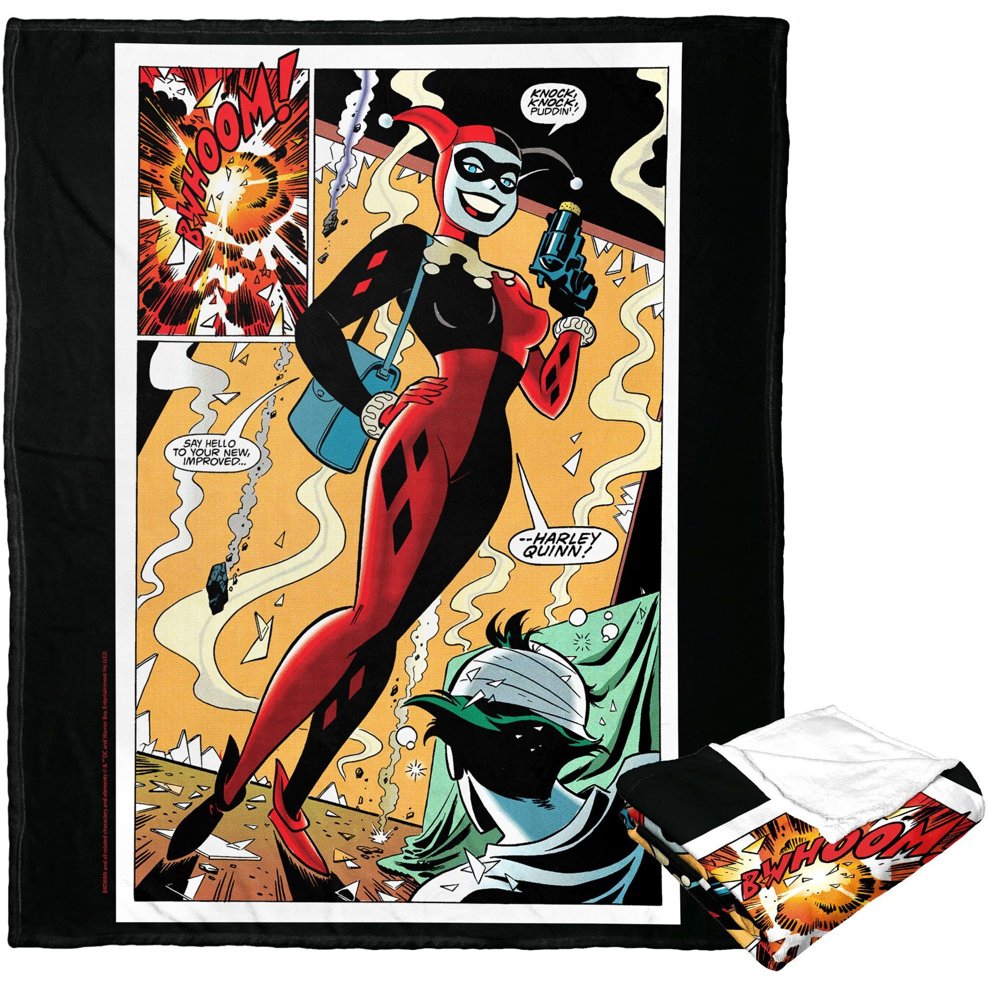 Dc comics Batman Silk Touch Throw Blanket, 50 x 60, Villainous Origins(D0102H21gLW)