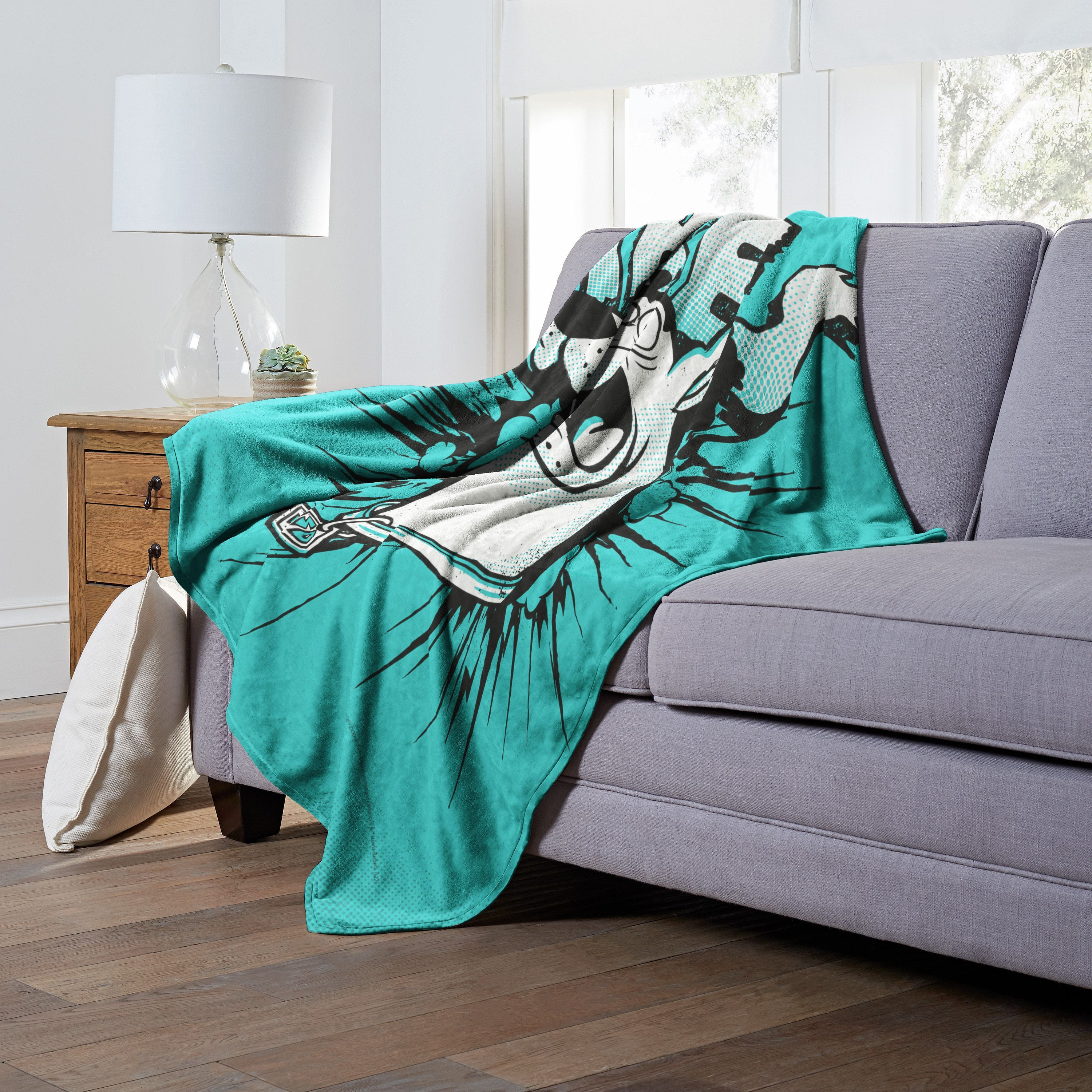 Warner Bros Scooby-Doo Silk Touch Throw Blanket, 50 x 60, Yikes comic(D0102H21gLV)