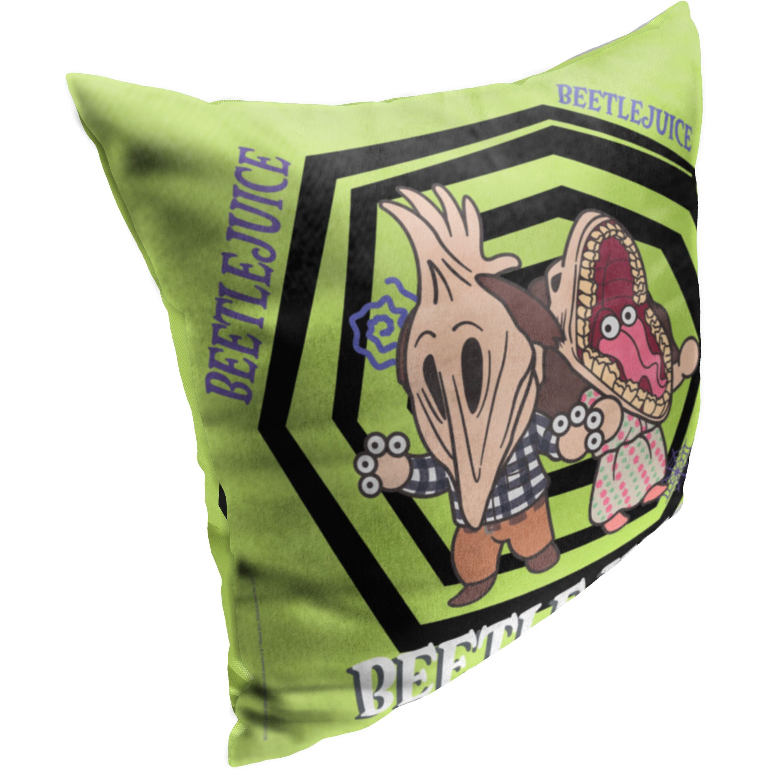 WB-Beetlejuice, Once Human Printed Throw Pillow, 18&quotx18"