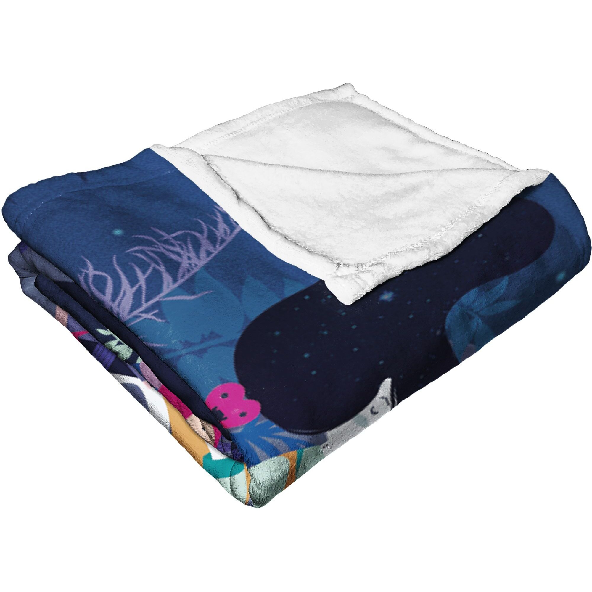 Adventure Time Silk Touch Throw Blanket, 50 x 60, Songs in the garden(D0102H21gNY)