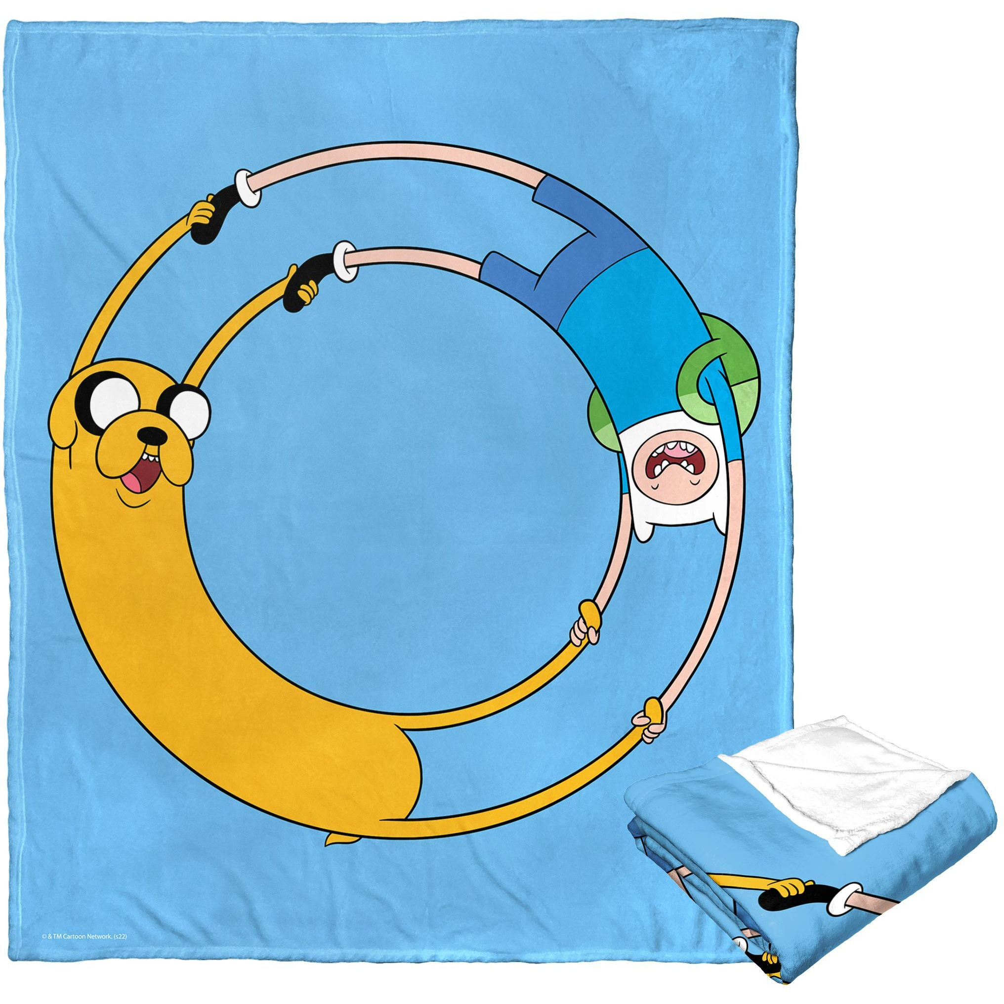 Adventure Time Silk Touch Throw Blanket, 50 x 60, Endless Friendship(D0102H21QHg)