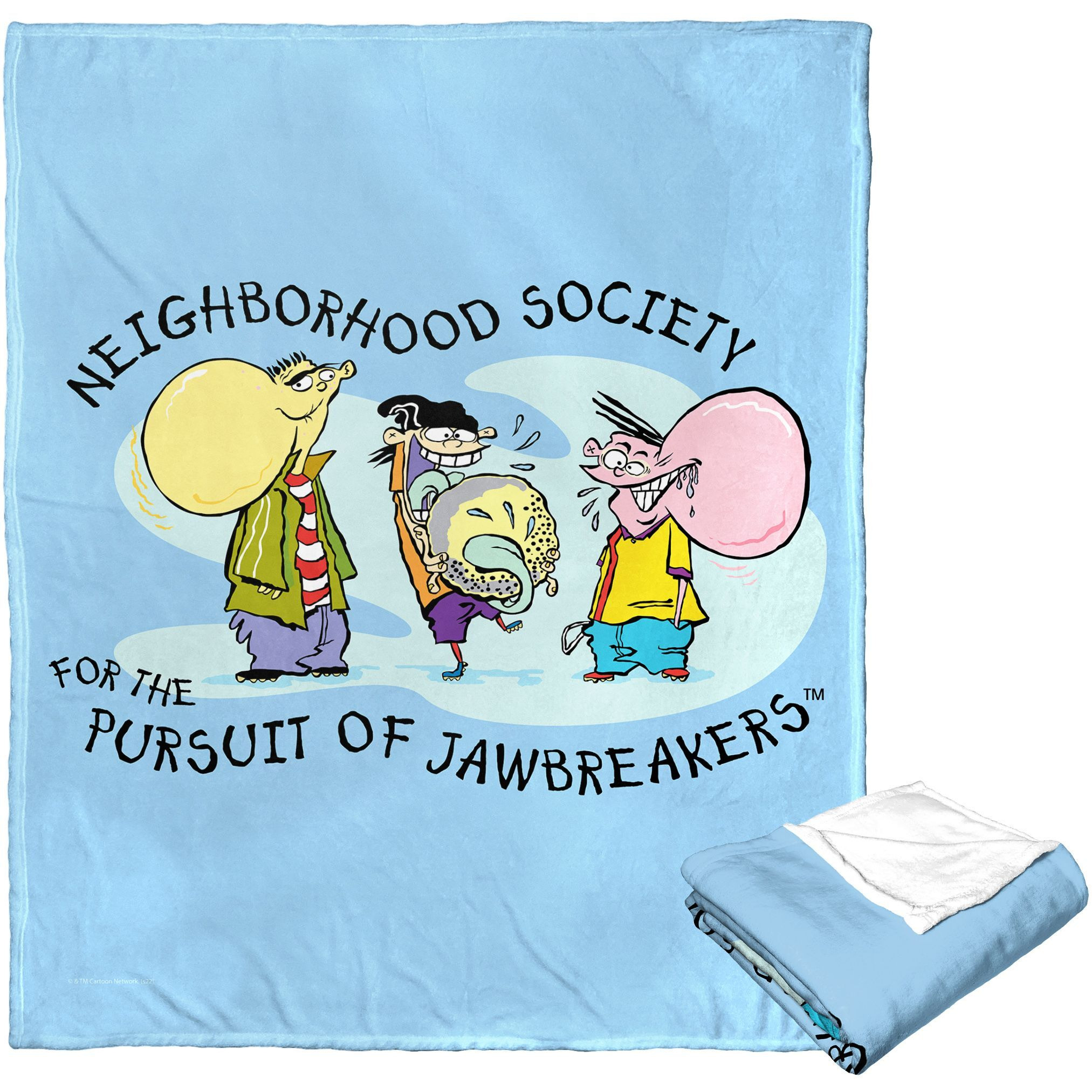 cartoon Networks Ed Edd n Eddy Silk Touch Throw Blanket, 50 x 60, Pursuit of Jawbreakers(D0102H21LX7)
