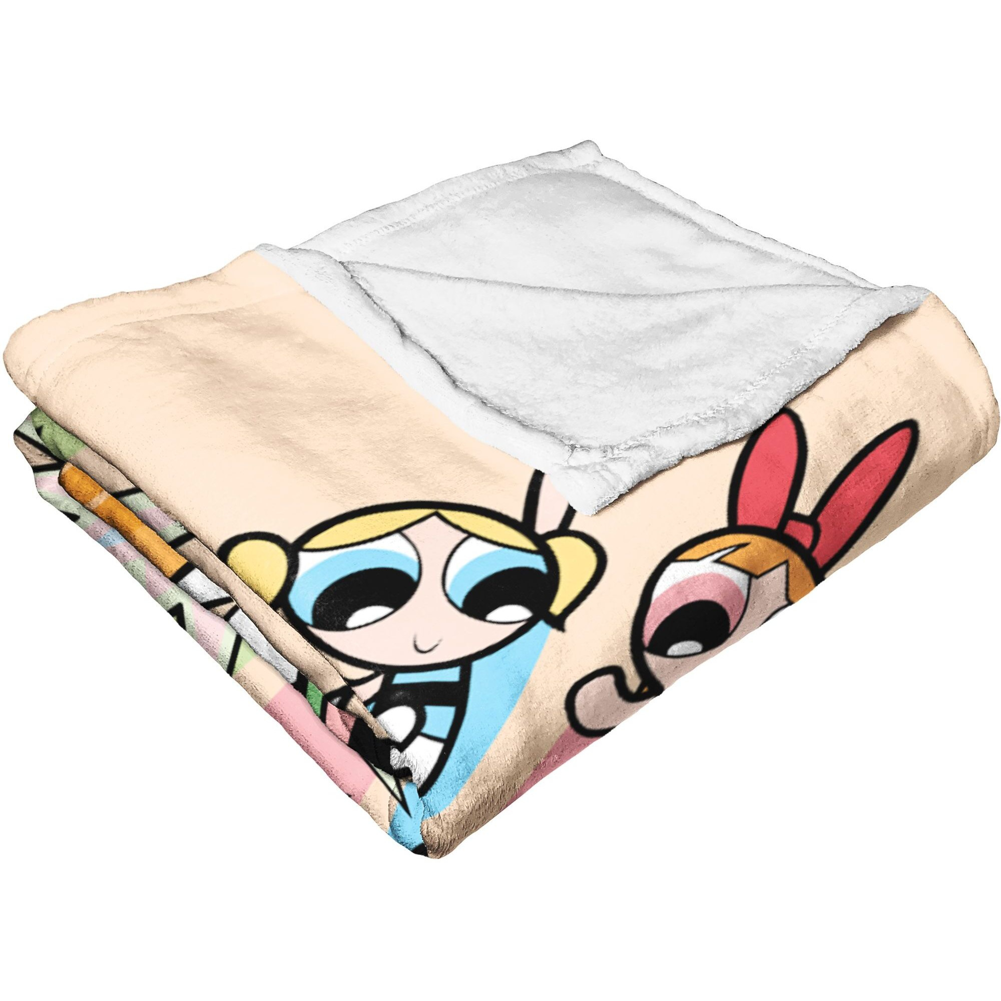 cartoon Networks Powerpuff girls Silk Touch Throw Blanket, 50 x 60, Saving the Day(D0102H21Q6V)