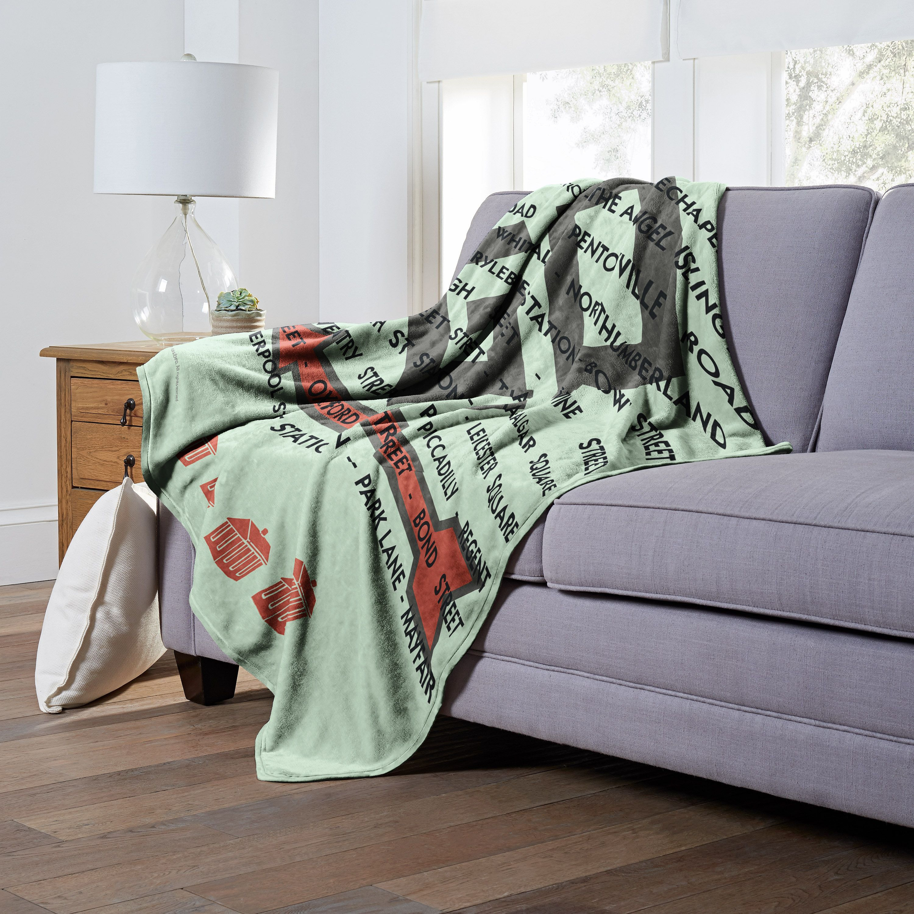 Hasbro Monopoly Silk Touch Throw Blanket, 50 x 60, Pass go(D0102H21L9g)