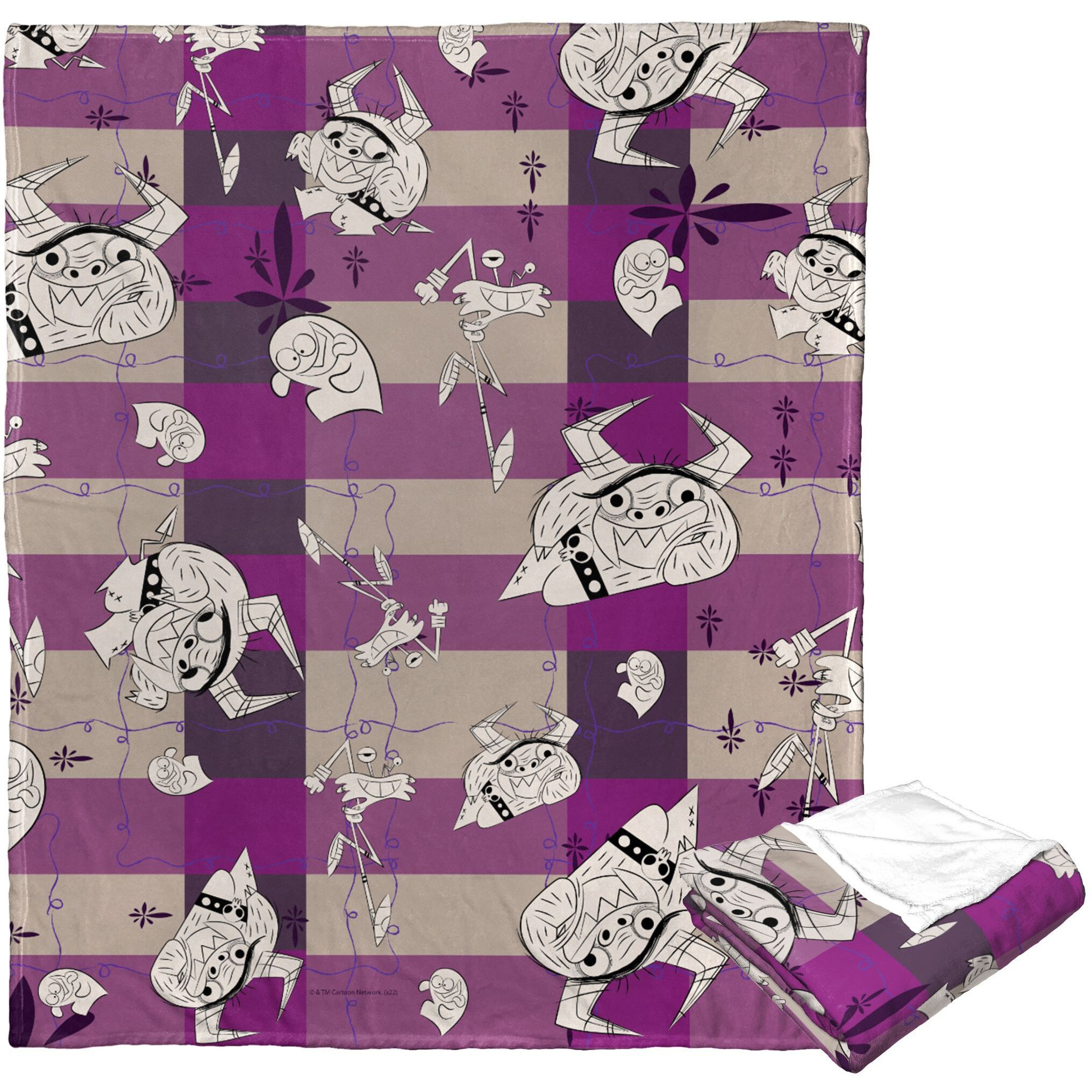 cartoon Networks Fosters Home for Imaginary Friends Silk Touch Throw Blanket, 50 x 60, Imaginary Friends(D0102H21Q4Y)