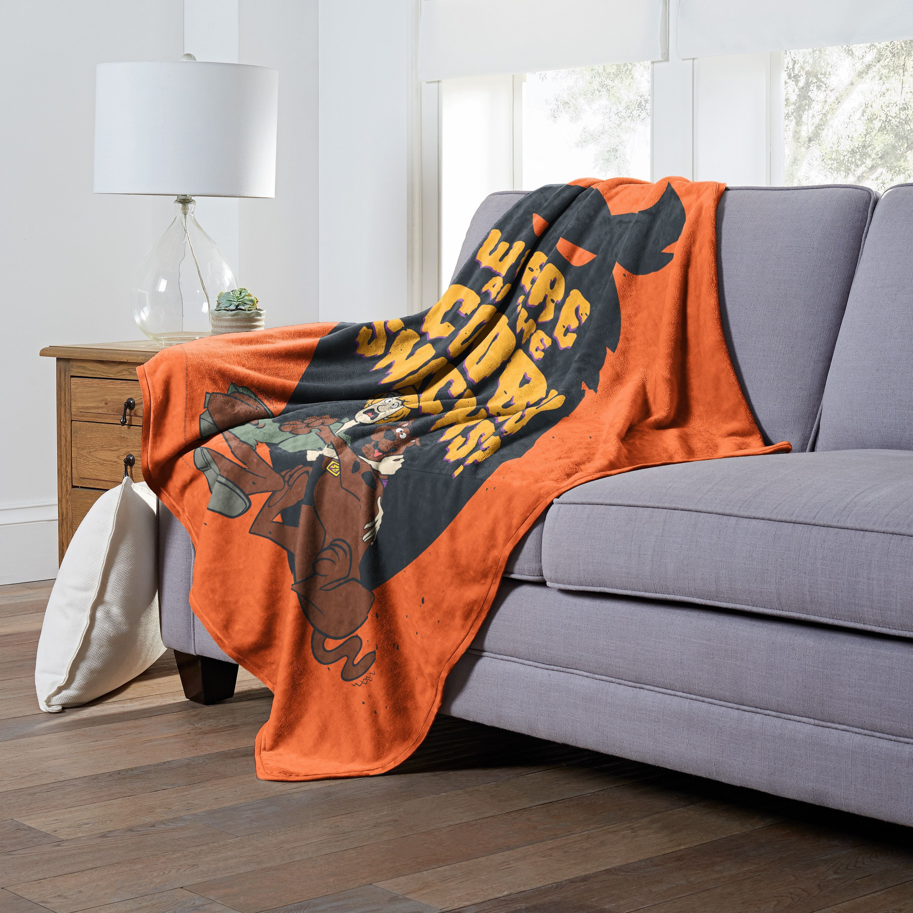 Warner Bros Scooby-Doo Silk Touch Throw Blanket, 50 x 60, Where are the Scooby Snacks(D0102H2123U)