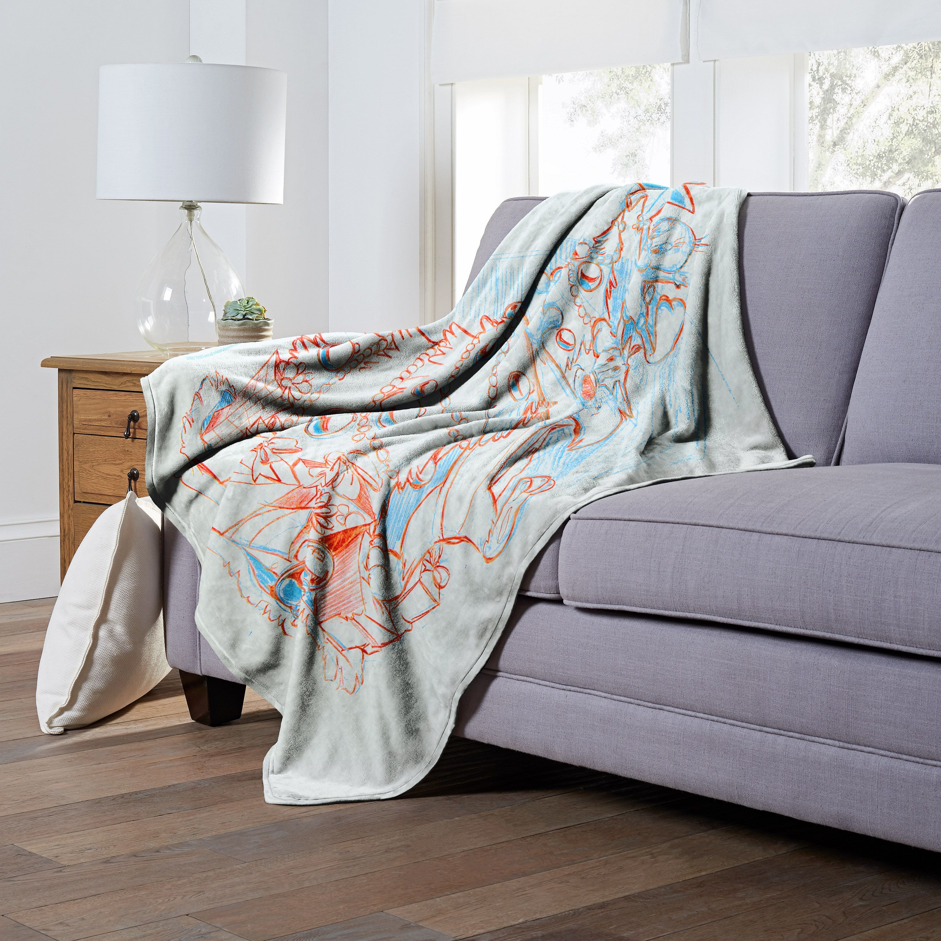 Warner Bros Looney Tunes Silk Touch Throw Blanket, 50 x 60, Decorating Together(D0102H21QJY)