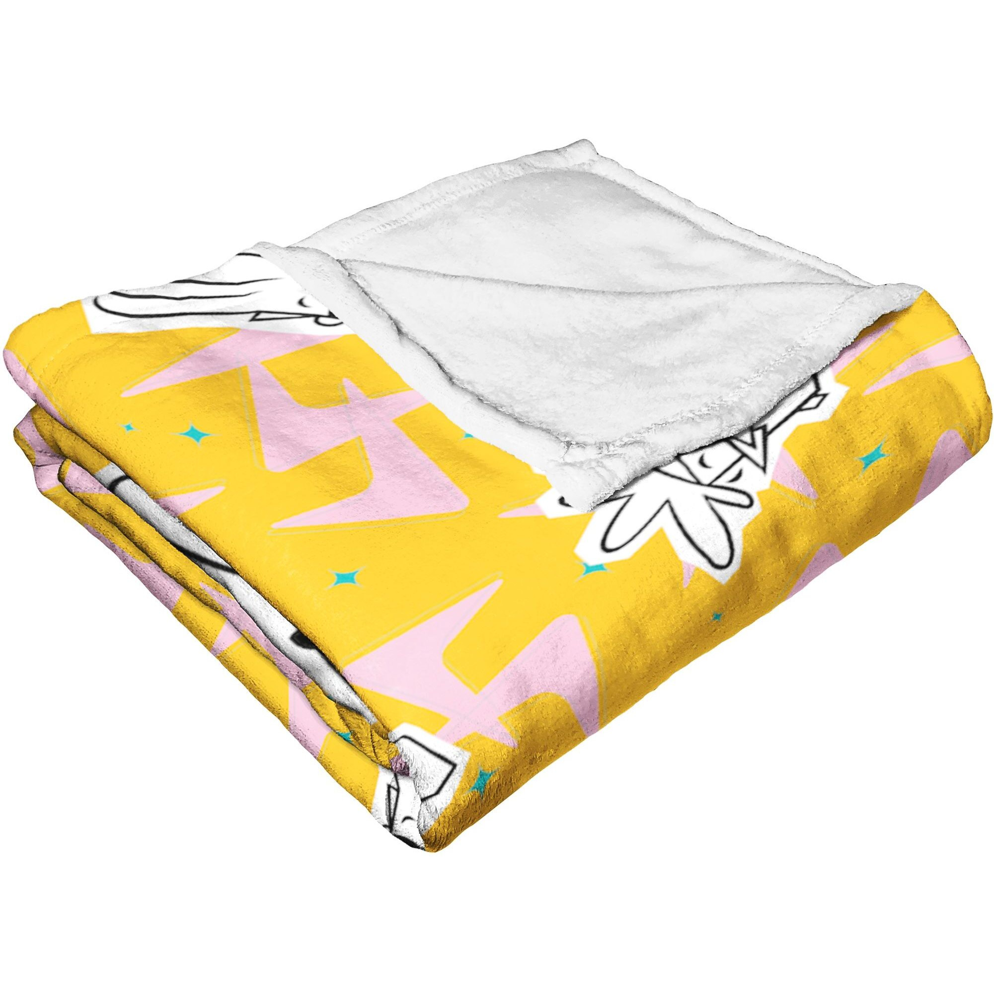 cartoon Networks Johnny Bravo Silk Touch Throw Blanket, 50 x 60, Johnny and Friends(D0102H21QBA)