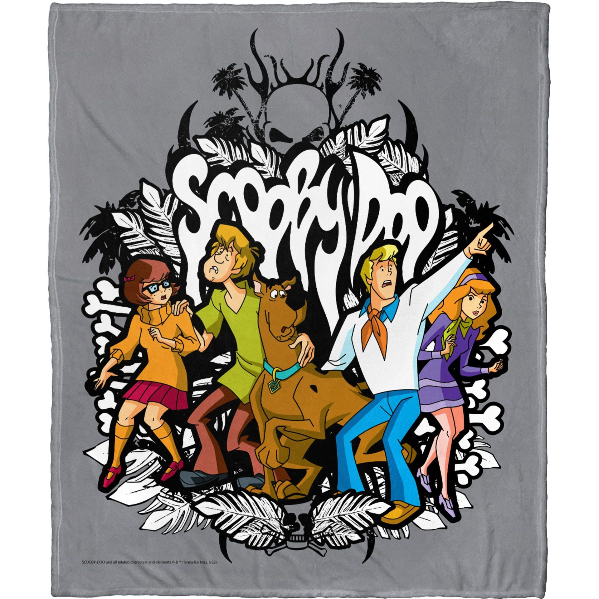 Warner Bros Scooby-Doo Silk Touch Throw Blanket, 50 x 60, Mystery Incorporated(D0102H212DV)