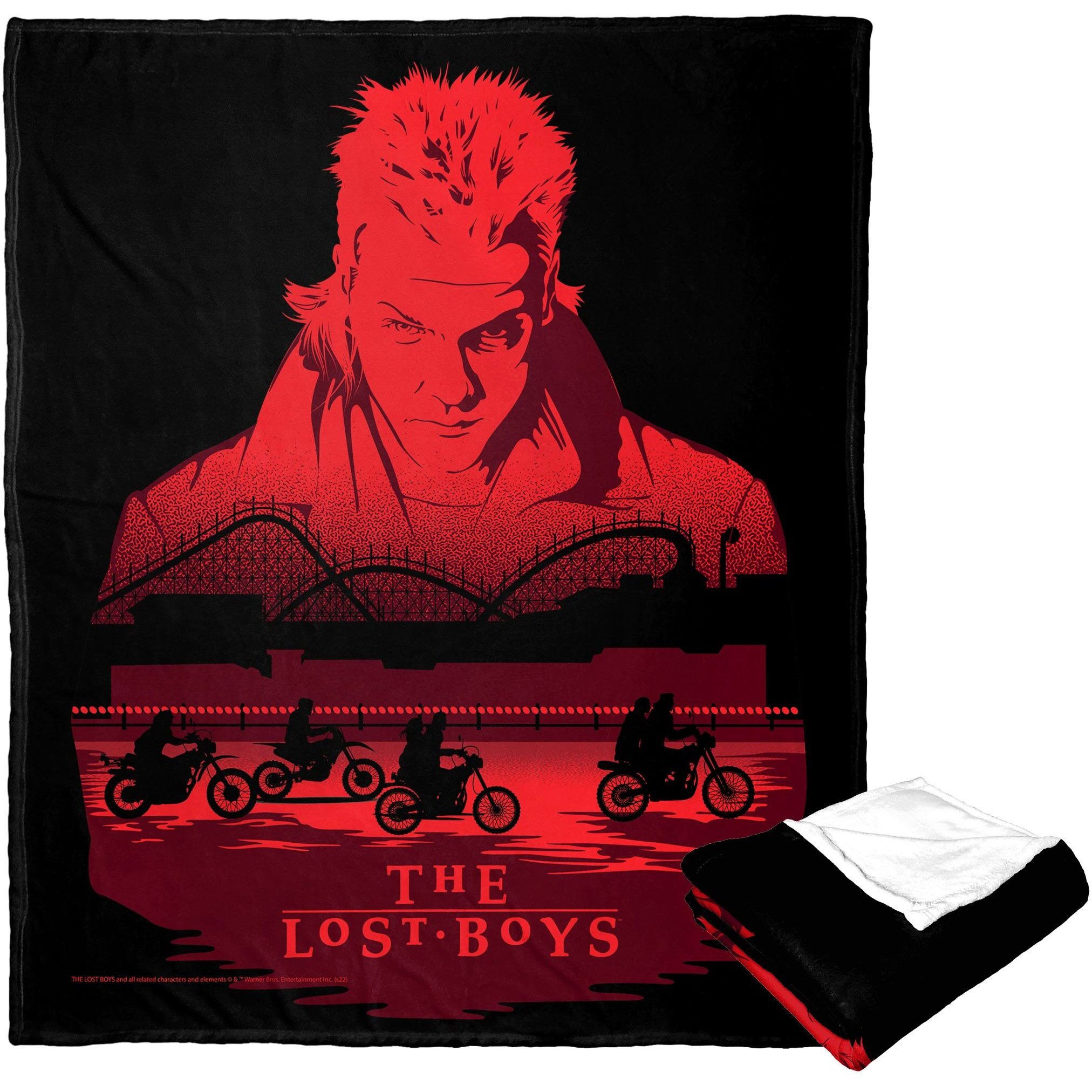 Lost Boys Silk Touch Throw Blanket, 50 x 60, We Ride at Night(D0102H21gEg)