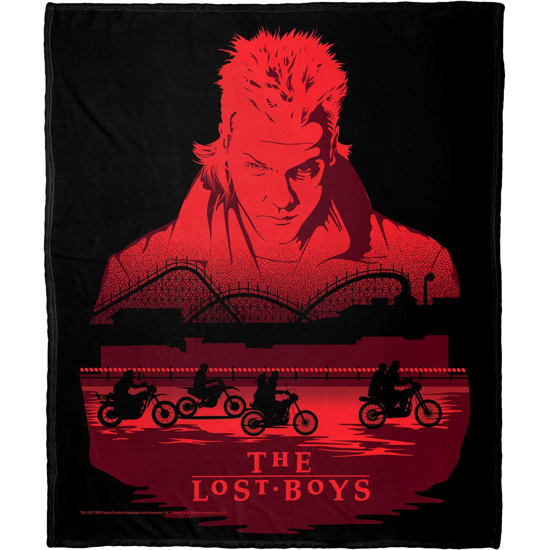 Lost Boys Silk Touch Throw Blanket, 50 x 60, We Ride at Night(D0102H21gEg)