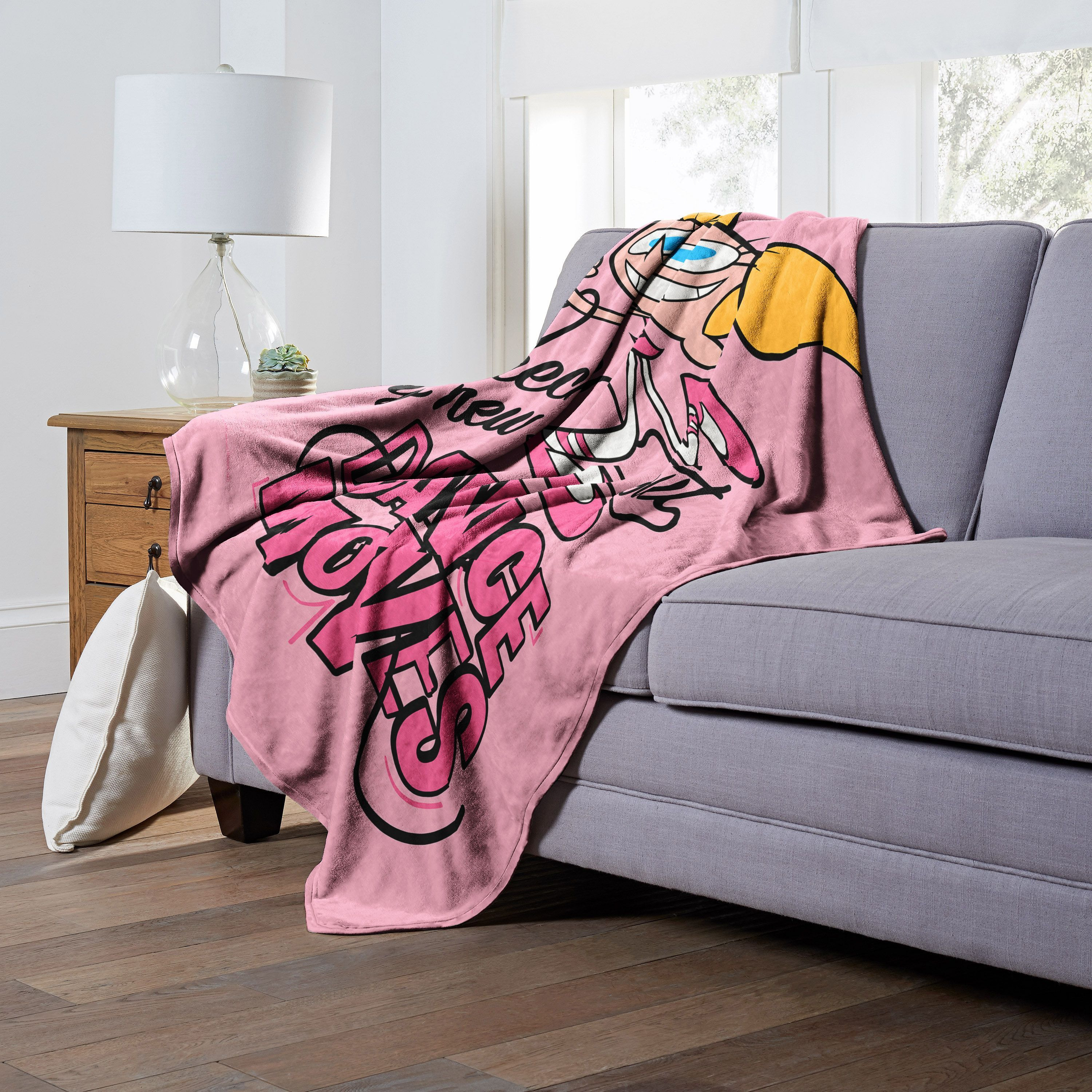 cartoon Networks Dexters Laboratory Silk Touch Throw Blanket, 50 x 60, check Out My Dance Moves(D0102H21QWW)