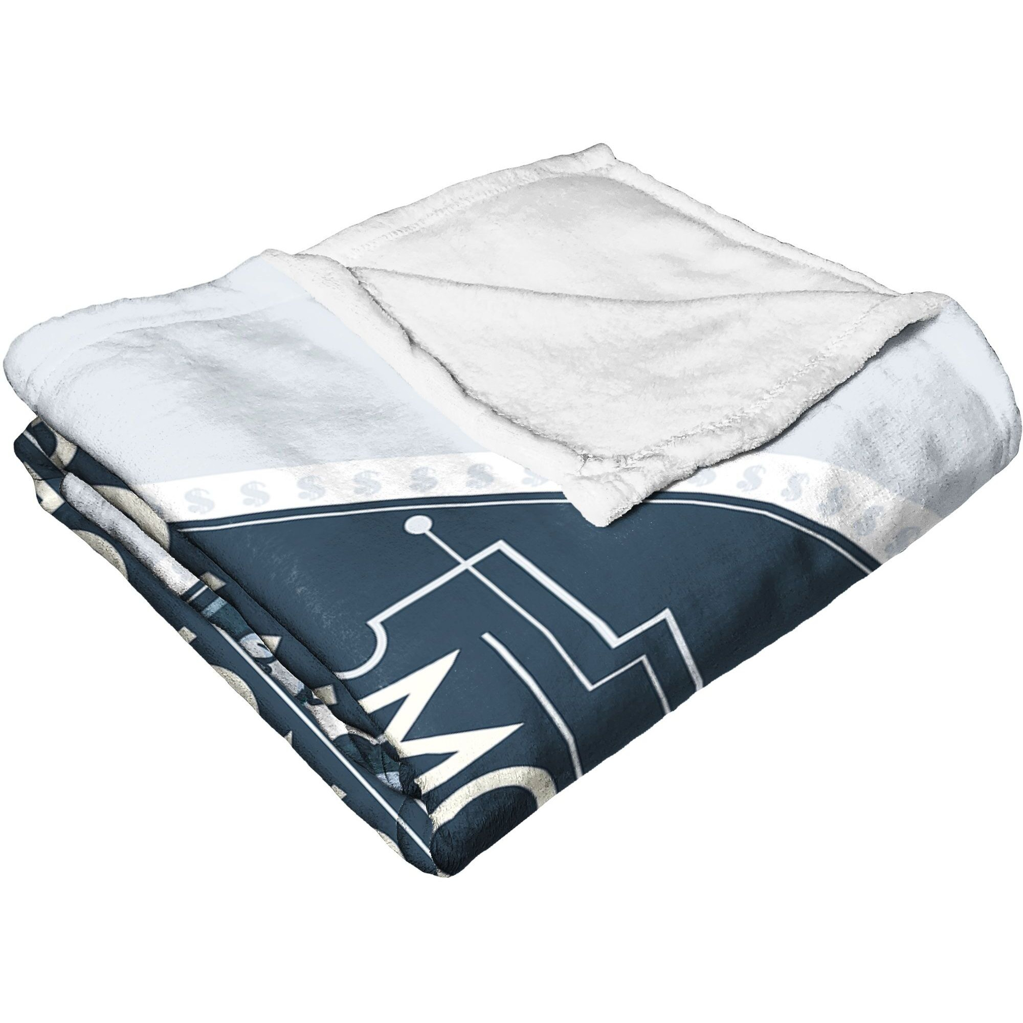 Hasbro Monopoly Silk Touch Throw Blanket, 50 x 60, Rise to Wealth(D0102H21L6Y)