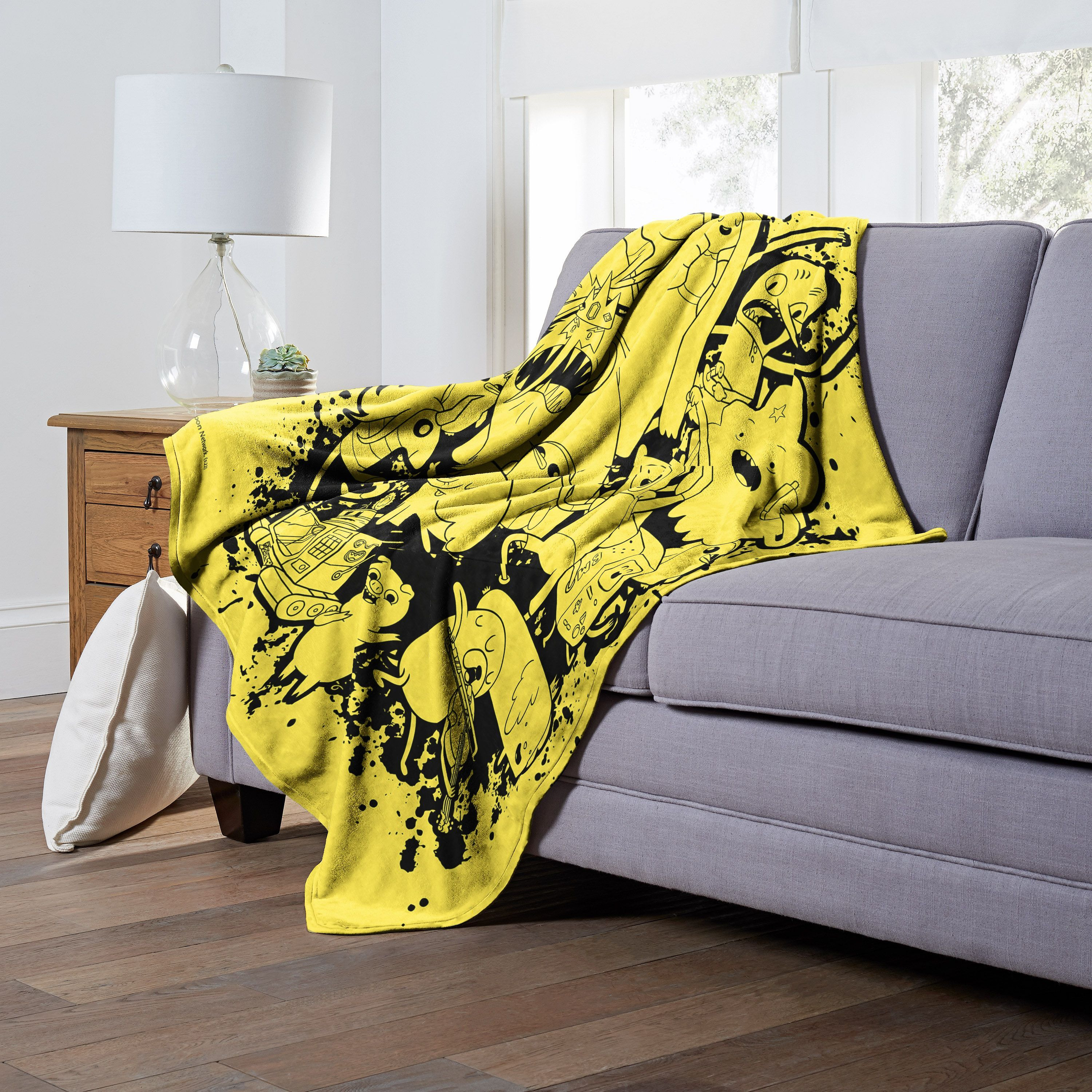 Adventure Time Silk Touch Throw Blanket, 50 x 60, Inked Friends(D0102H21QSY)
