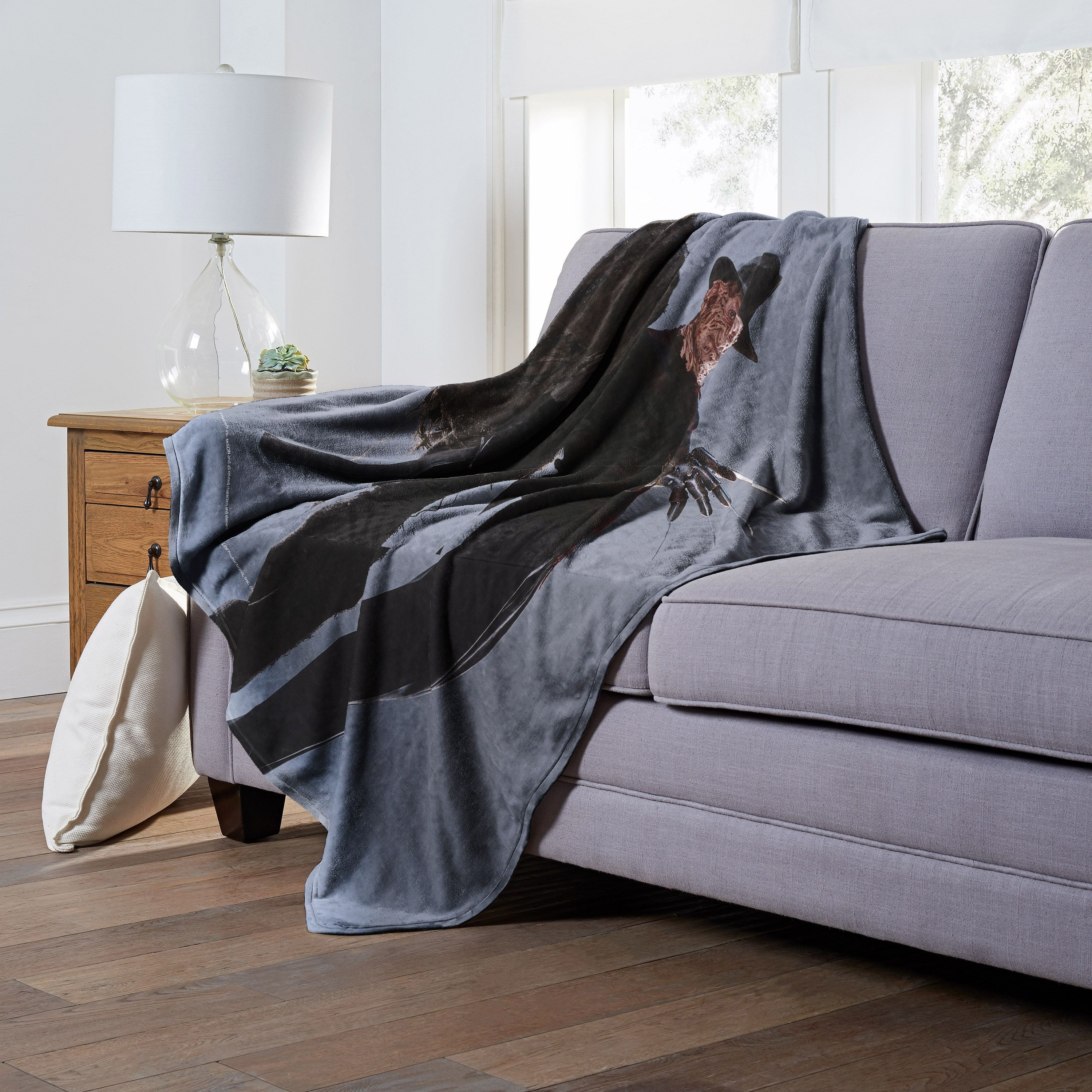 Freddy vs Jason Silk Touch Throw Blanket, 50 x 60, Back to Back(D0102H21gEU)