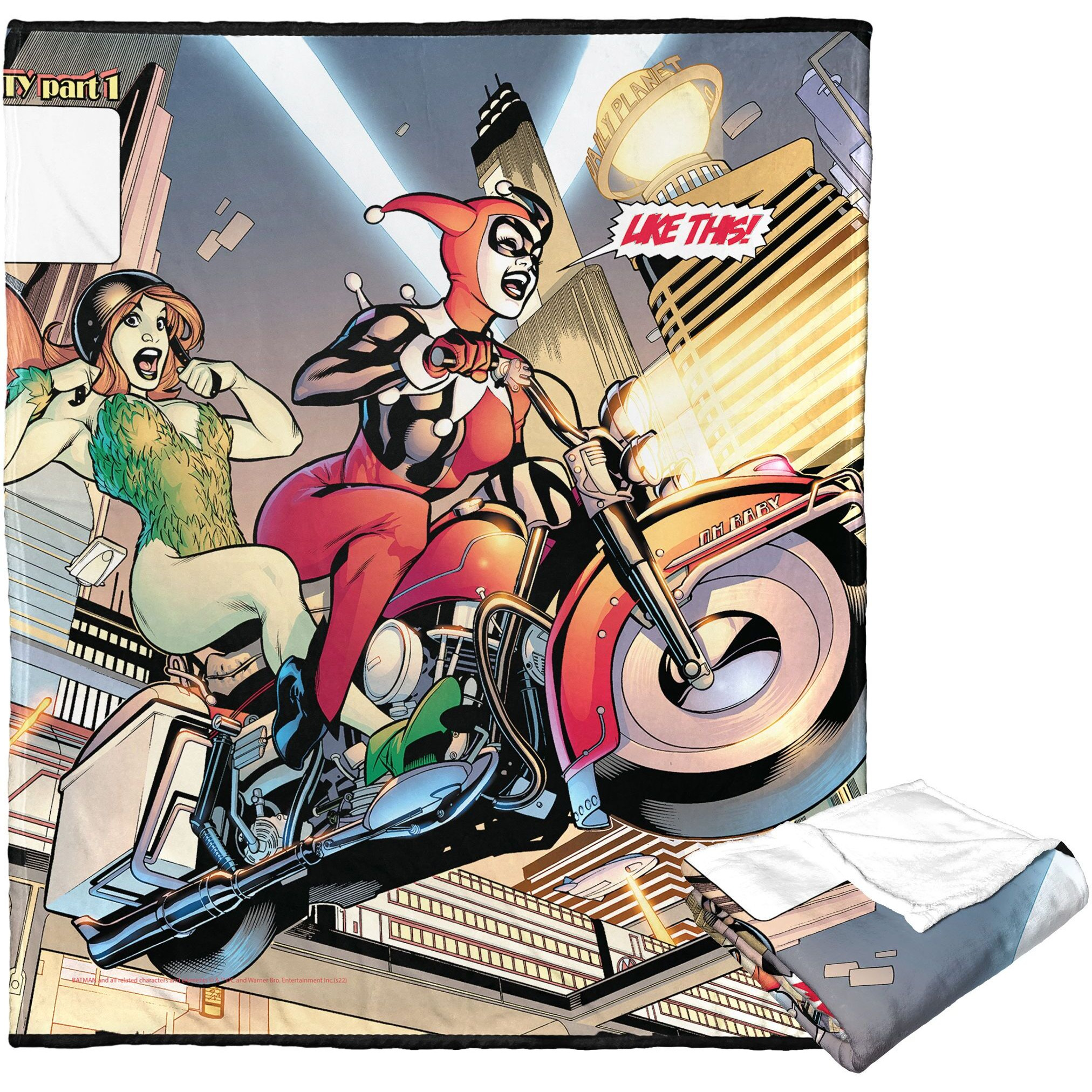 Dc comics Batman Silk Touch Throw Blanket, 50 x 60, Wild Ride(D0102H212Ug)