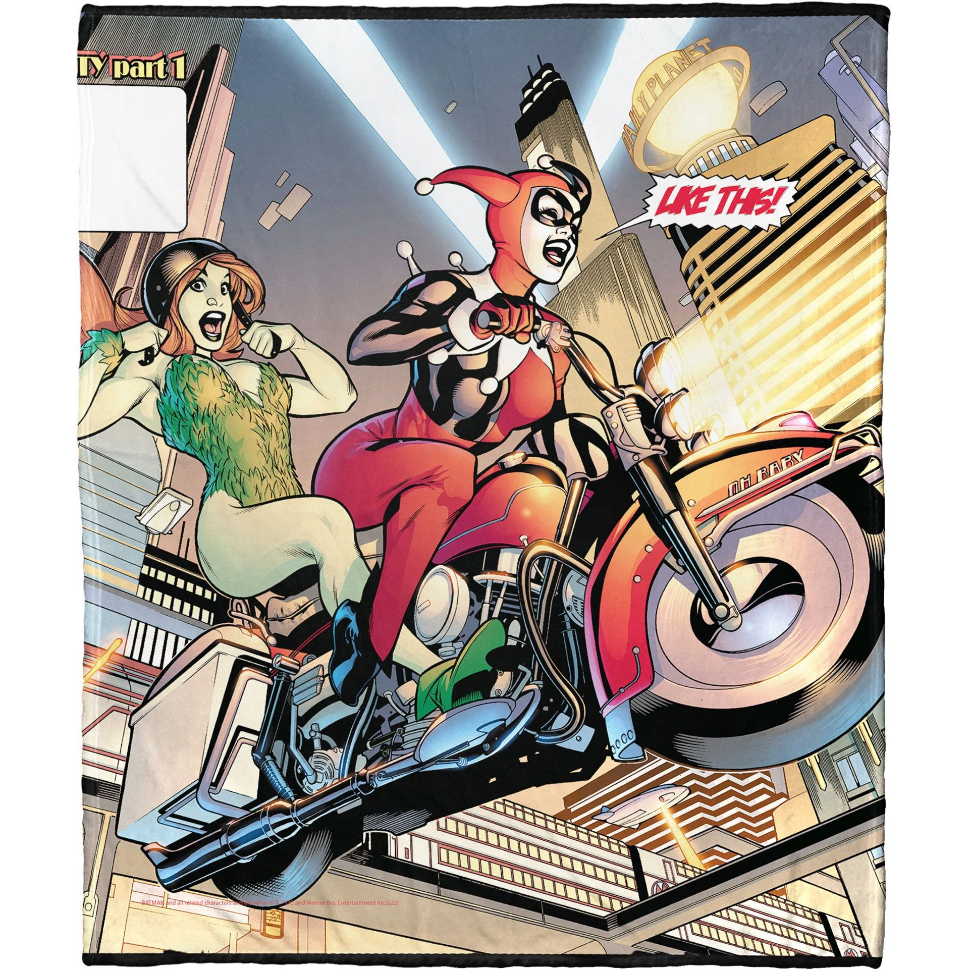 Dc comics Batman Silk Touch Throw Blanket, 50 x 60, Wild Ride(D0102H212Ug)