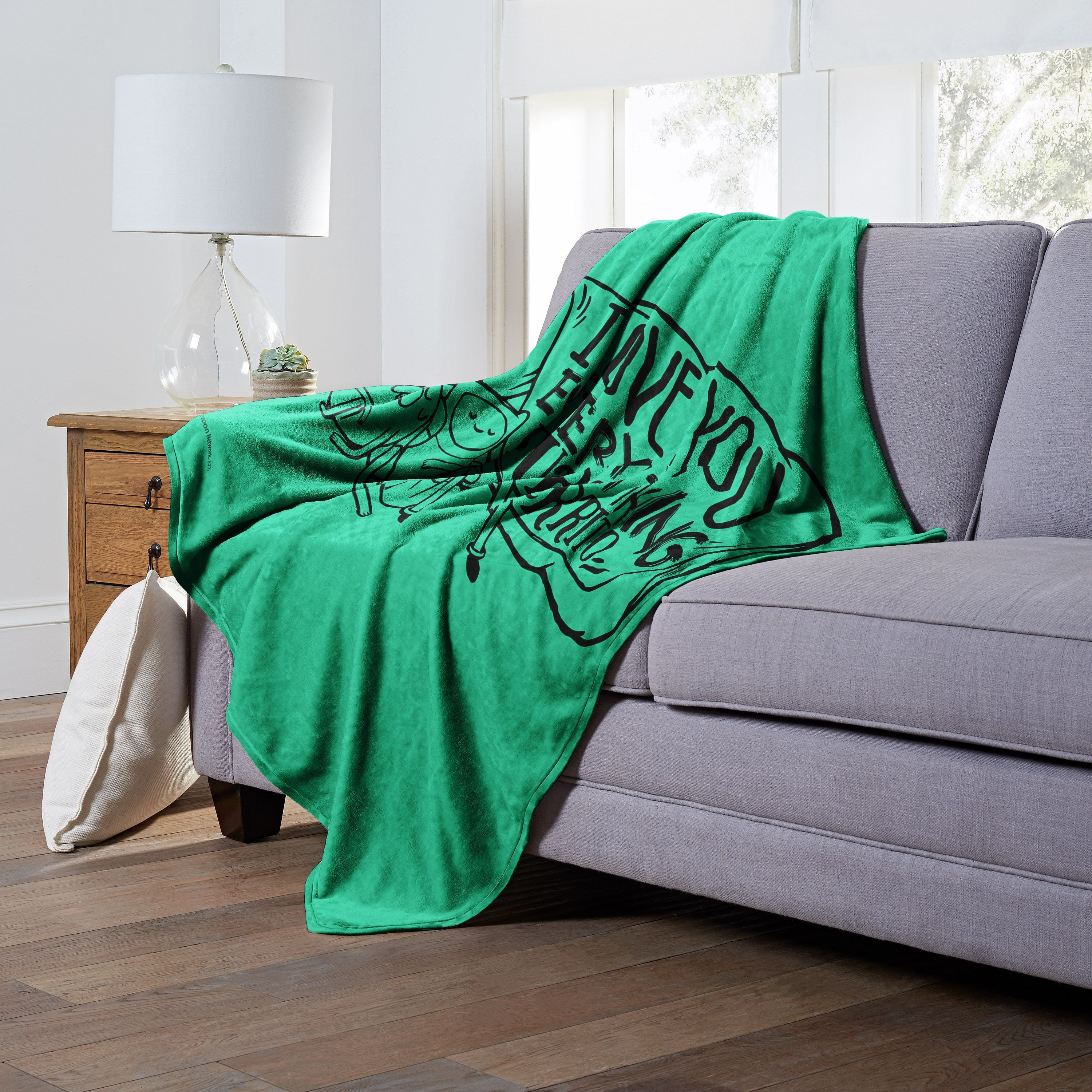 Adventure Time Silk Touch Throw Blanket, 50 x 60, Everything Burrito(D0102H21gYV)