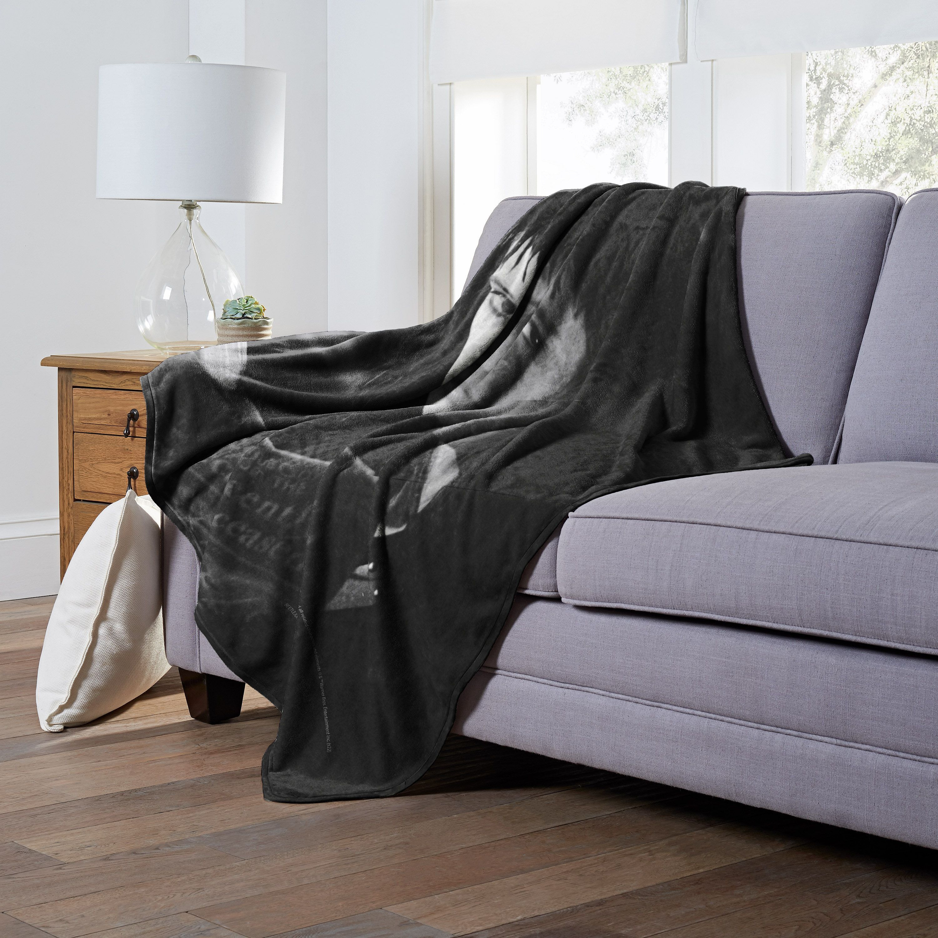 Beetlejuice Silk Touch Throw Blanket, 50 x 60, One Big Dark Room(D0102H21QAA)