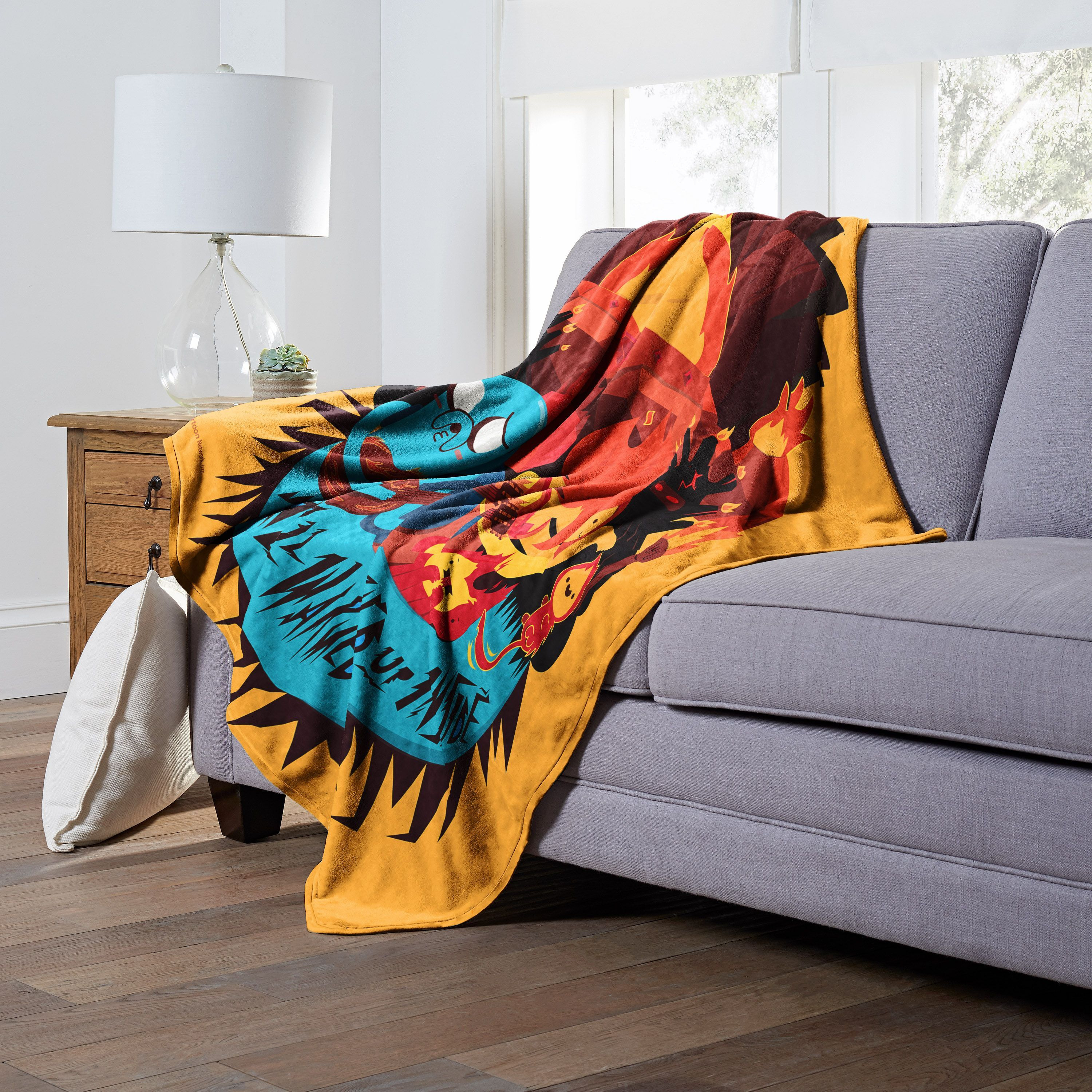 Adventure Time Silk Touch Throw Blanket, 50 x 60, All Warmed Up Inside(D0102H21gNg)