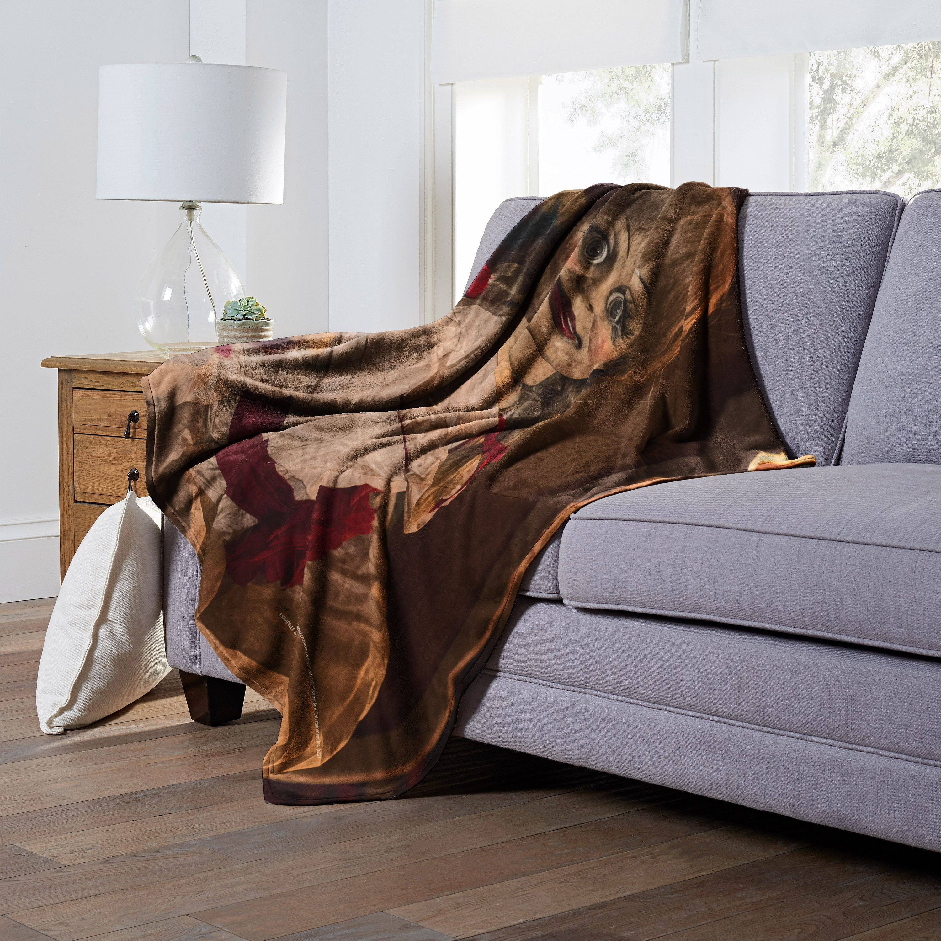 Annabelle Silk Touch Throw Blanket, 50 x 60, Positively Do Not Open(D0102H21QRU)