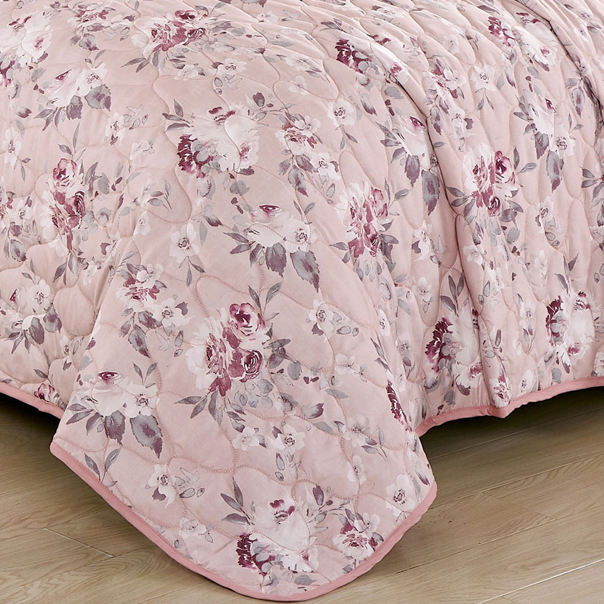 Flora 3Pc BEDSPREAD SET(D0102H5HHB2)