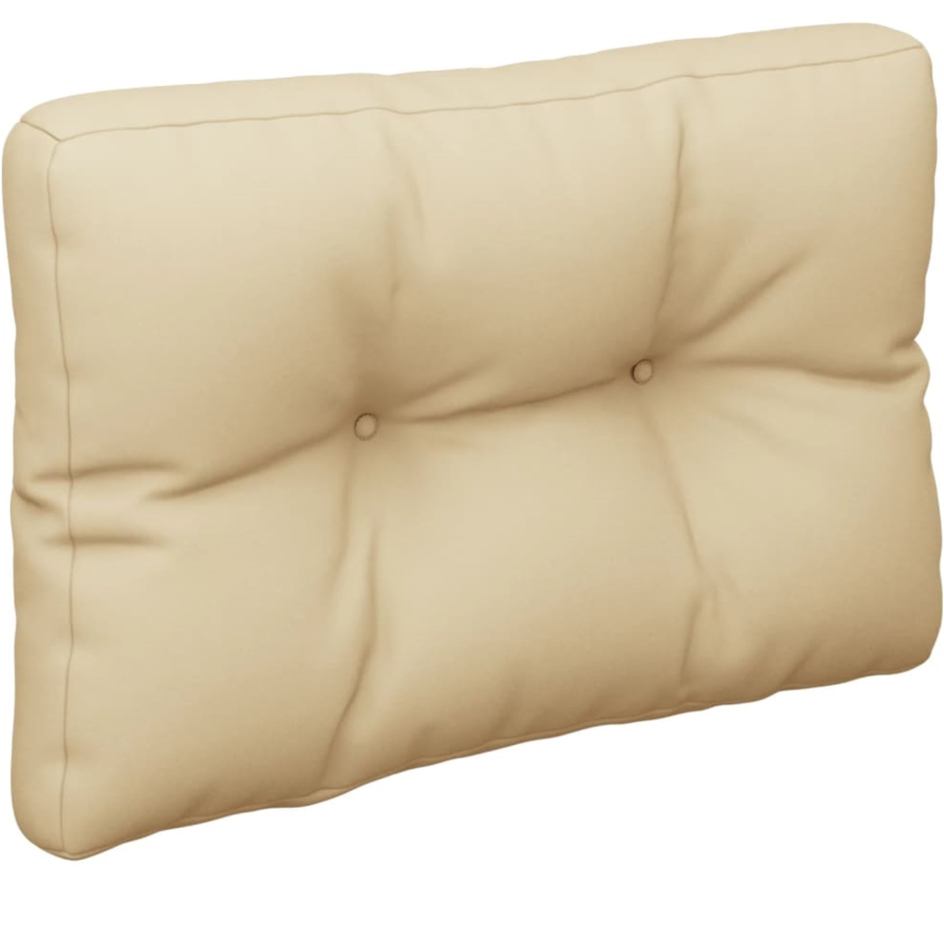 vidaXL Pallet Cushion Beige 23.6x15.7x4.7 Fabric
