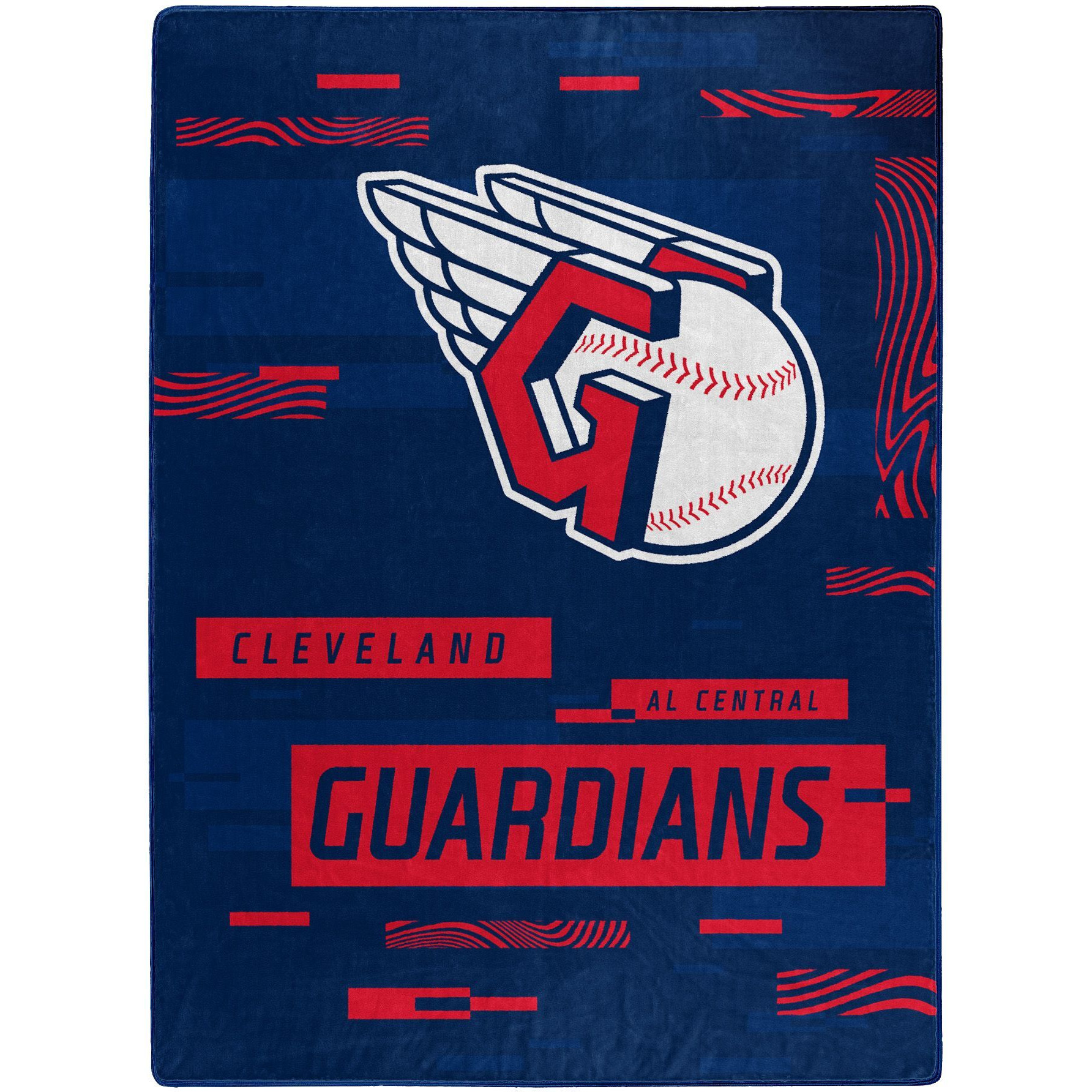 gUARDIANS OFFIcIAL MLB Digitize Raschel Throw Blanket 60 x 80(D0102H94BQW)