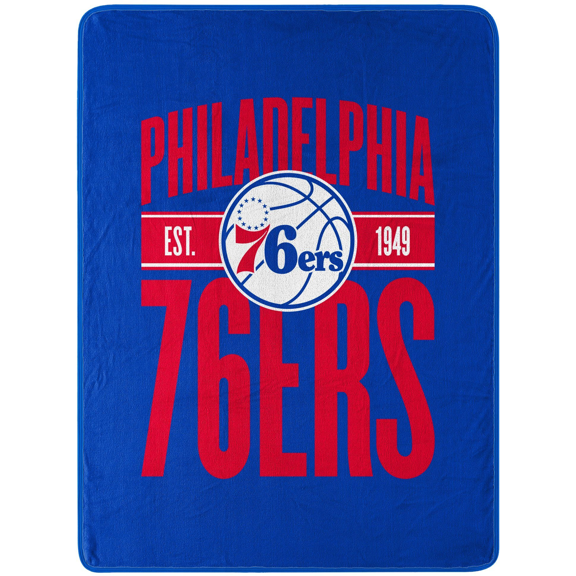 76Ers OFFIcIAL NBA clear Out Micro Raschel Throw Blanket 46 x 60(D0102H94Y6U)