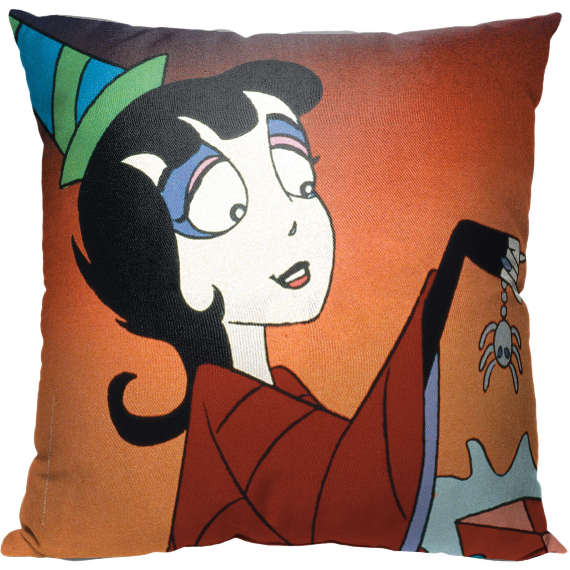 WB Beetlejuice Animated Creepy Lydia Printed Throw Pillow, 18&quotx18"